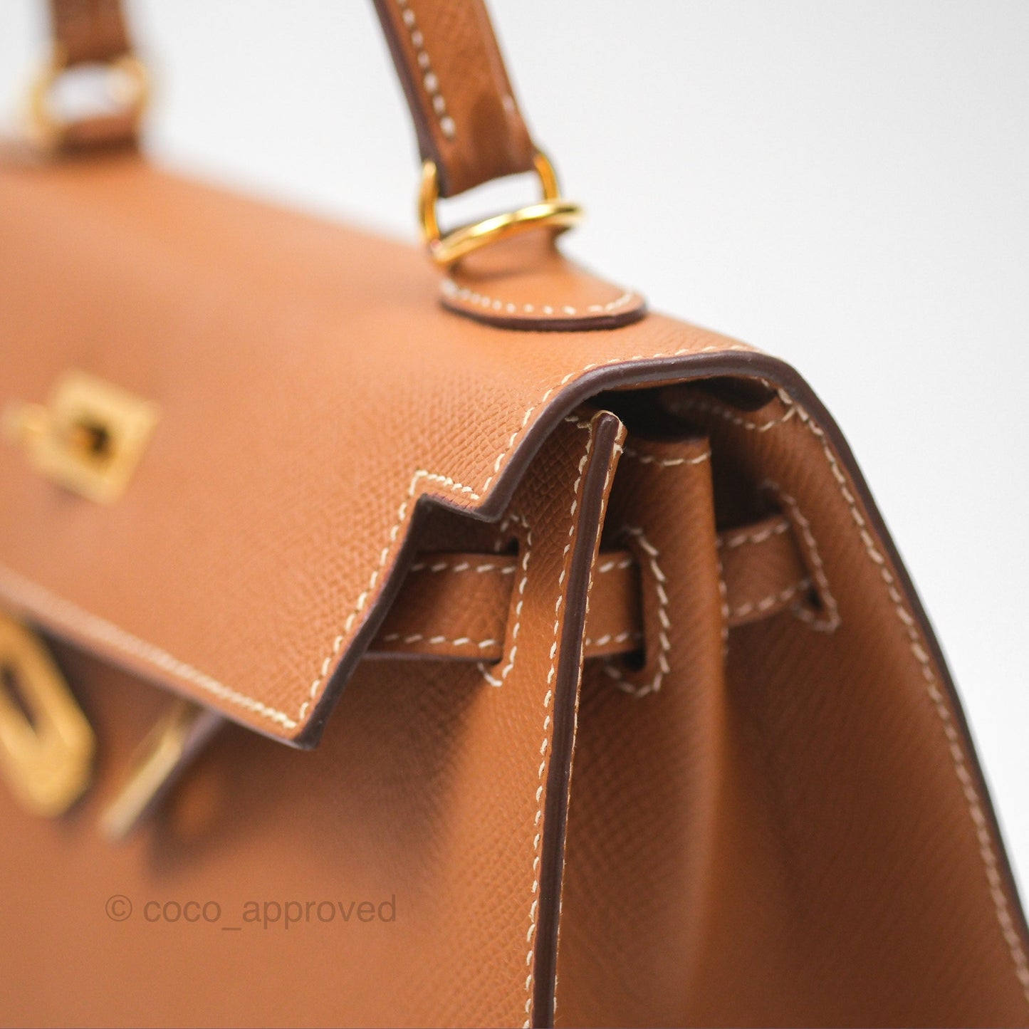 Hermès Kelly 25 Sellier Gold 37 Epsom Gold Hardware