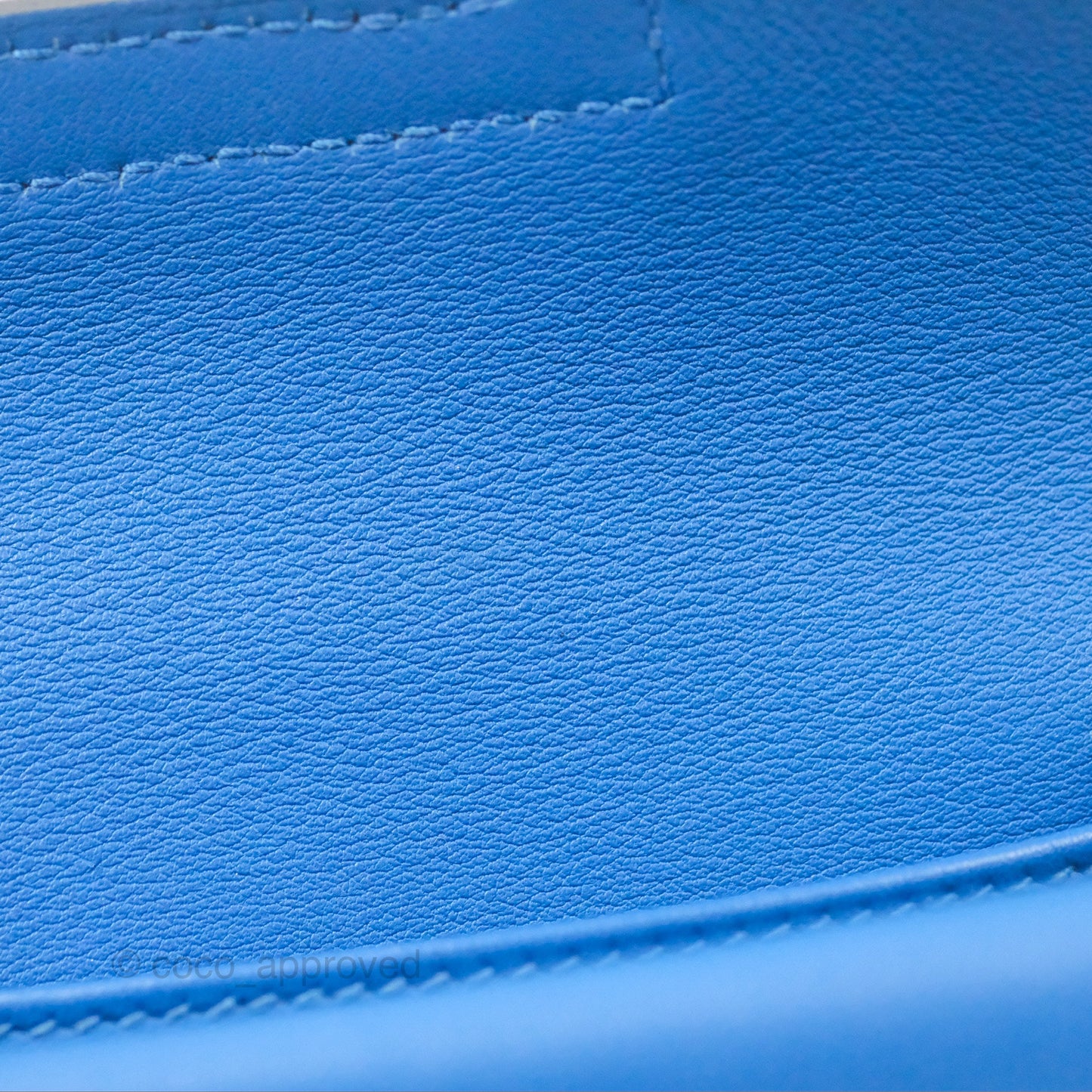 Hermès Halzan 22 Mini Bleu Zellige Swift Palladium Hardware