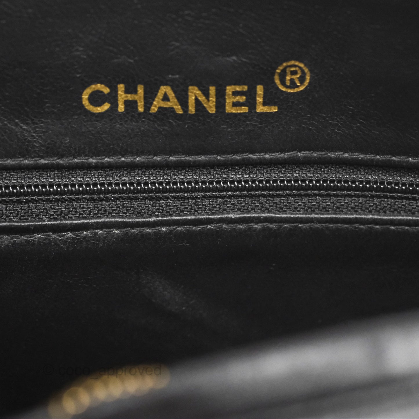 Chanel Vintage Diana Fringe Camera Bag Black Lambskin 24K Gold Hardware