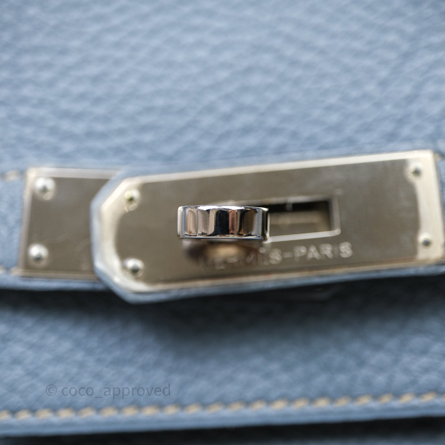 Hermès Birkin 35 Blue Ciel Togo Palladium Hardware