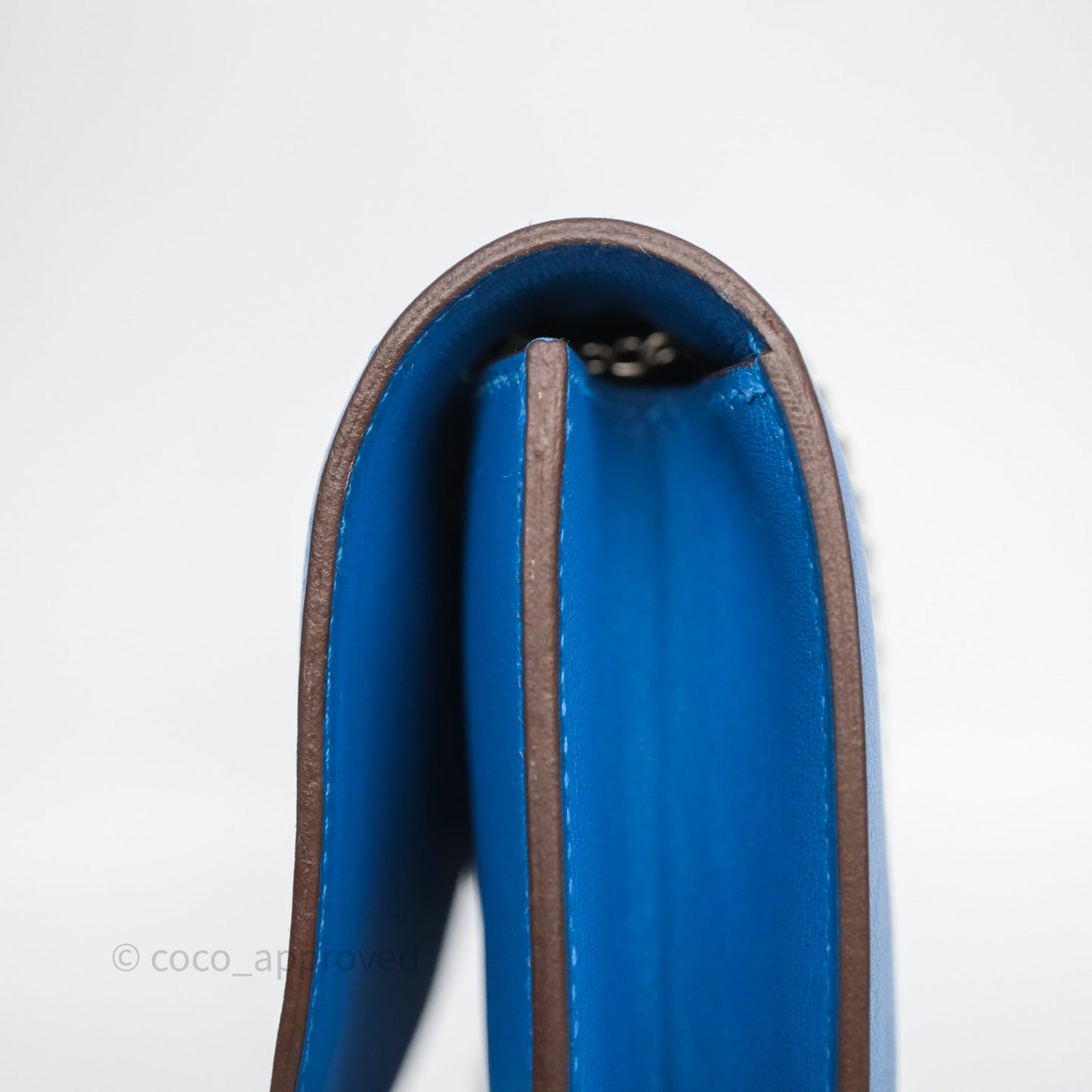 Hermès Catenina Bleu de Galice S7 Swift Palladium Hardware