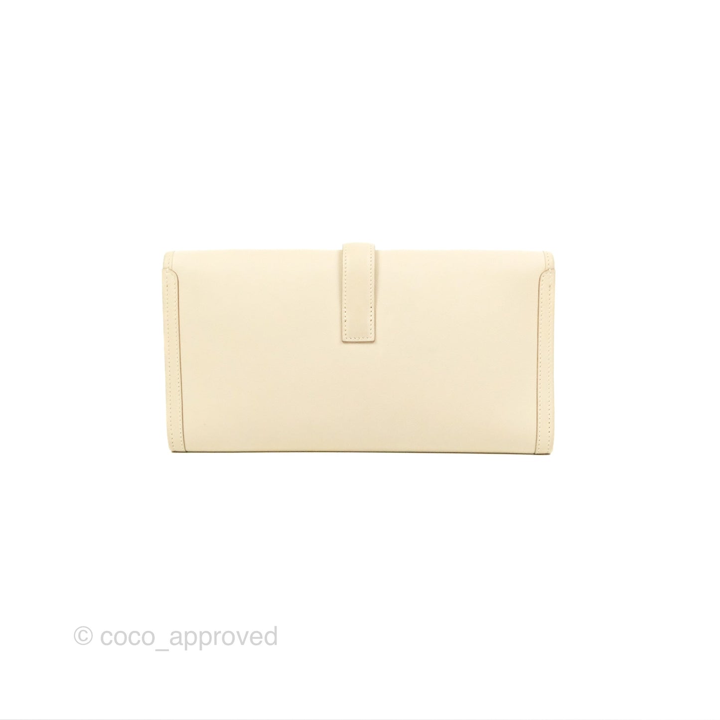 Hermès Jige Elan 29 Clutch Craie Swift