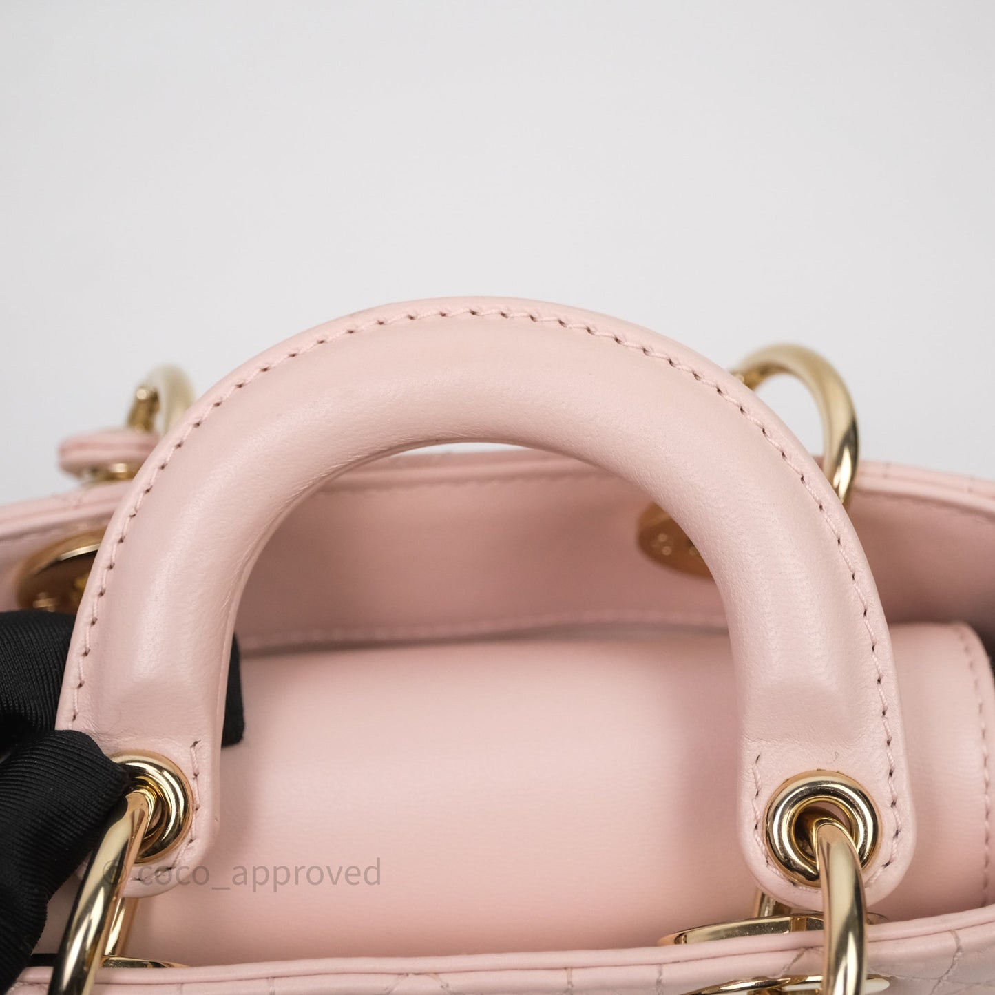 Dior Micro Lady D-Joy Bag Powder Pink Cannage Lambskin