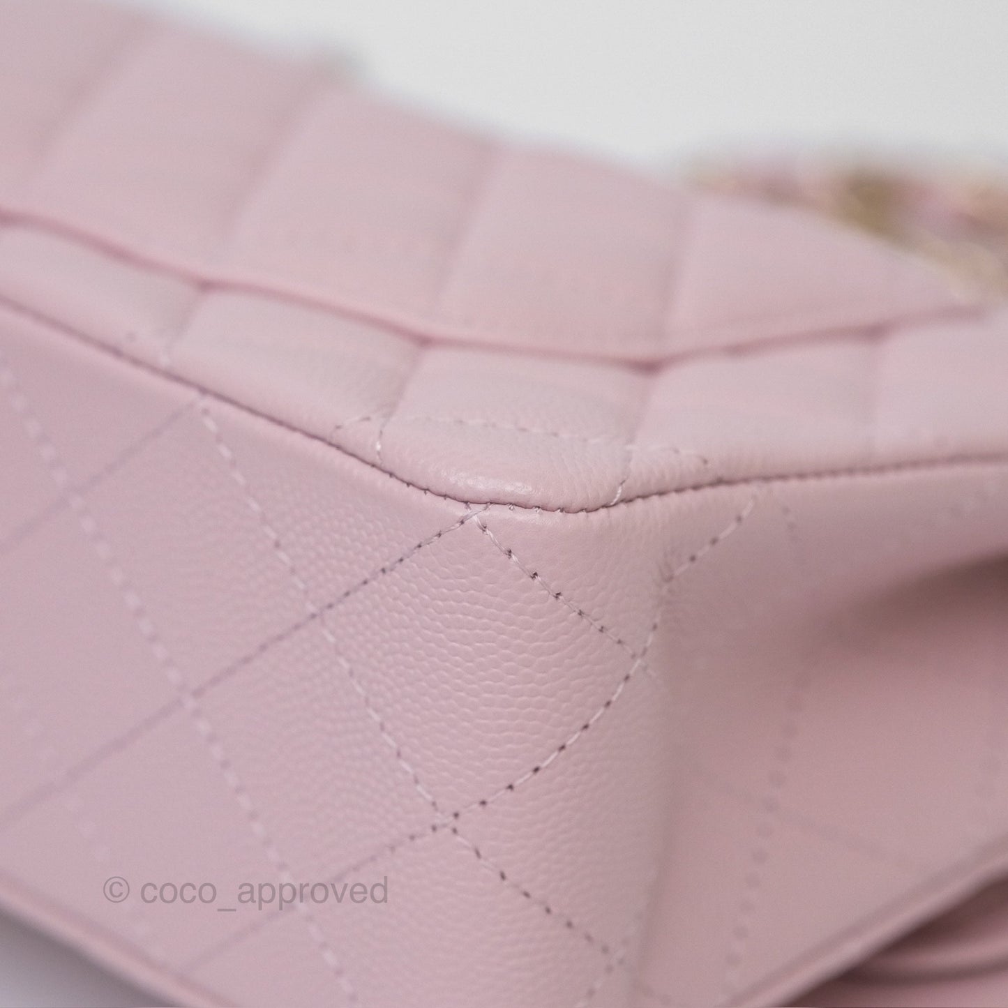 Chanel Small S/M Classic Flap Light Pink Caviar Gold Hardware