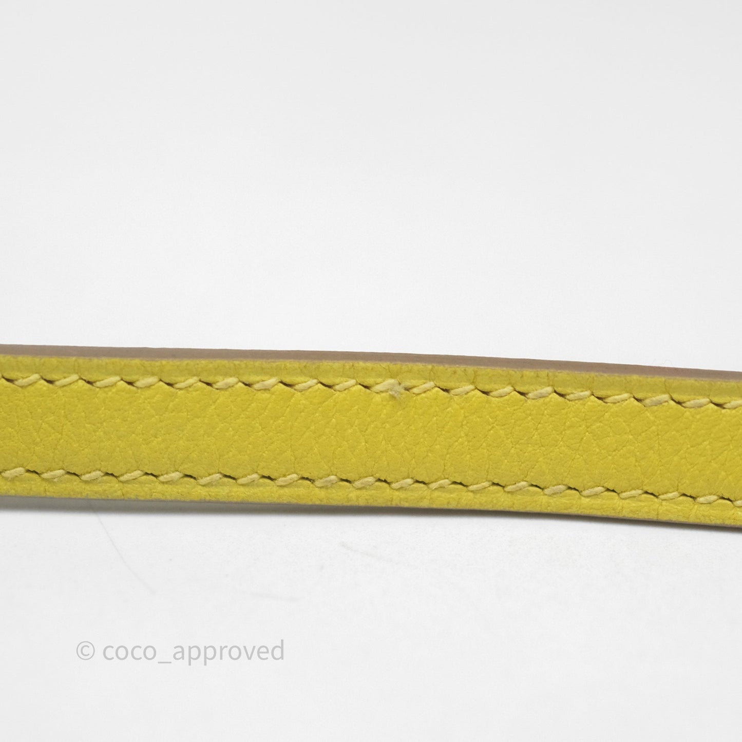 Hermès Roulis Mini 18 Lime 9R Evercolor Gold Hardware
