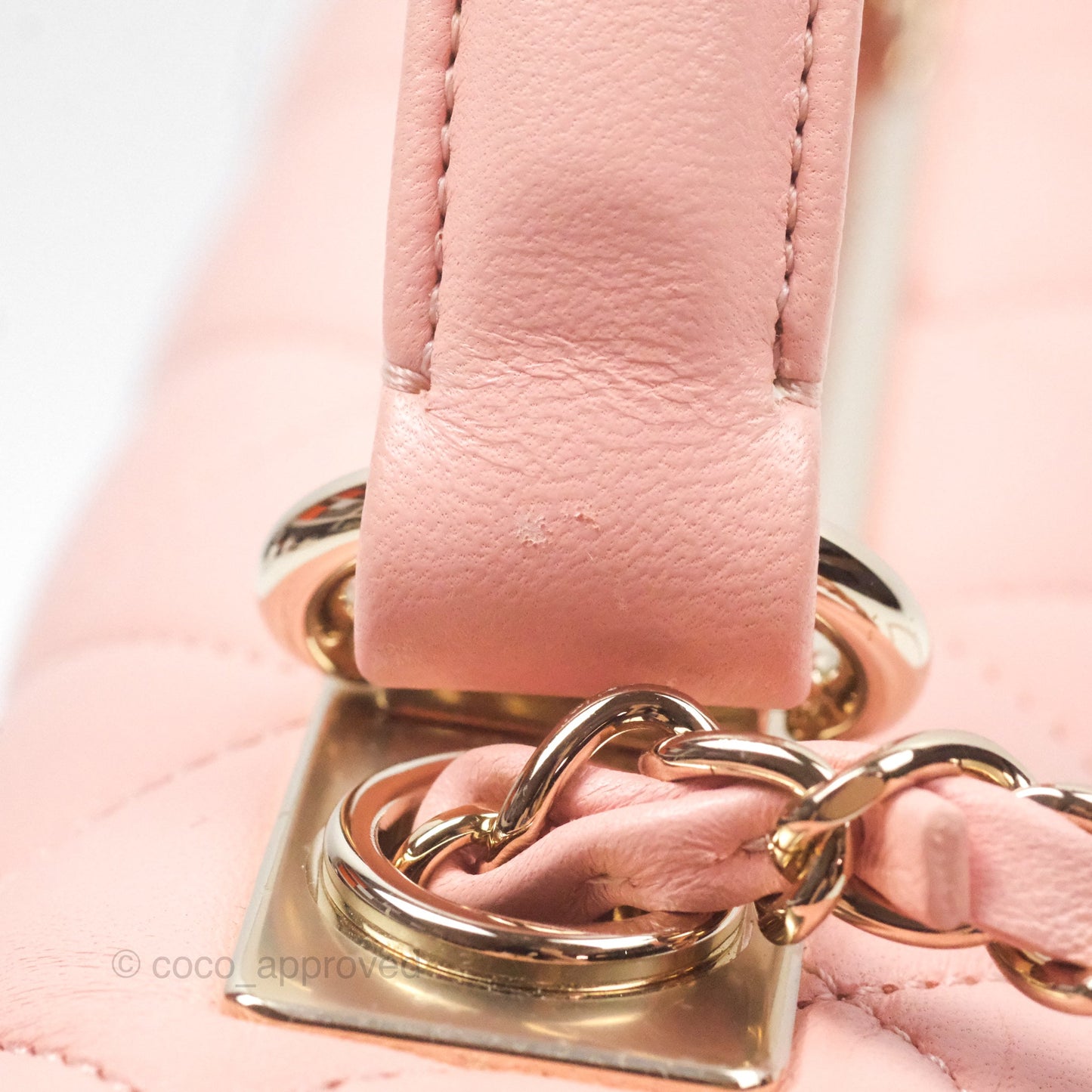 Chanel Small Trendy CC Pink Lambskin Gold Hardware