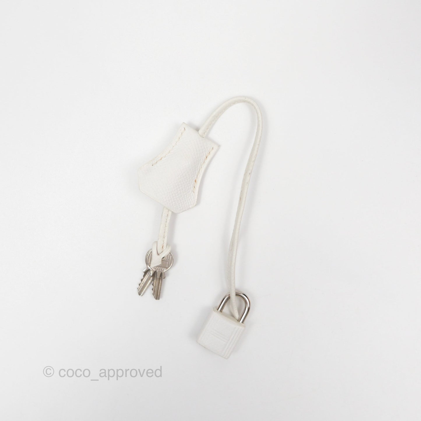 Hermès Birkin 30 Retourne White Epsom Palladium Hardware