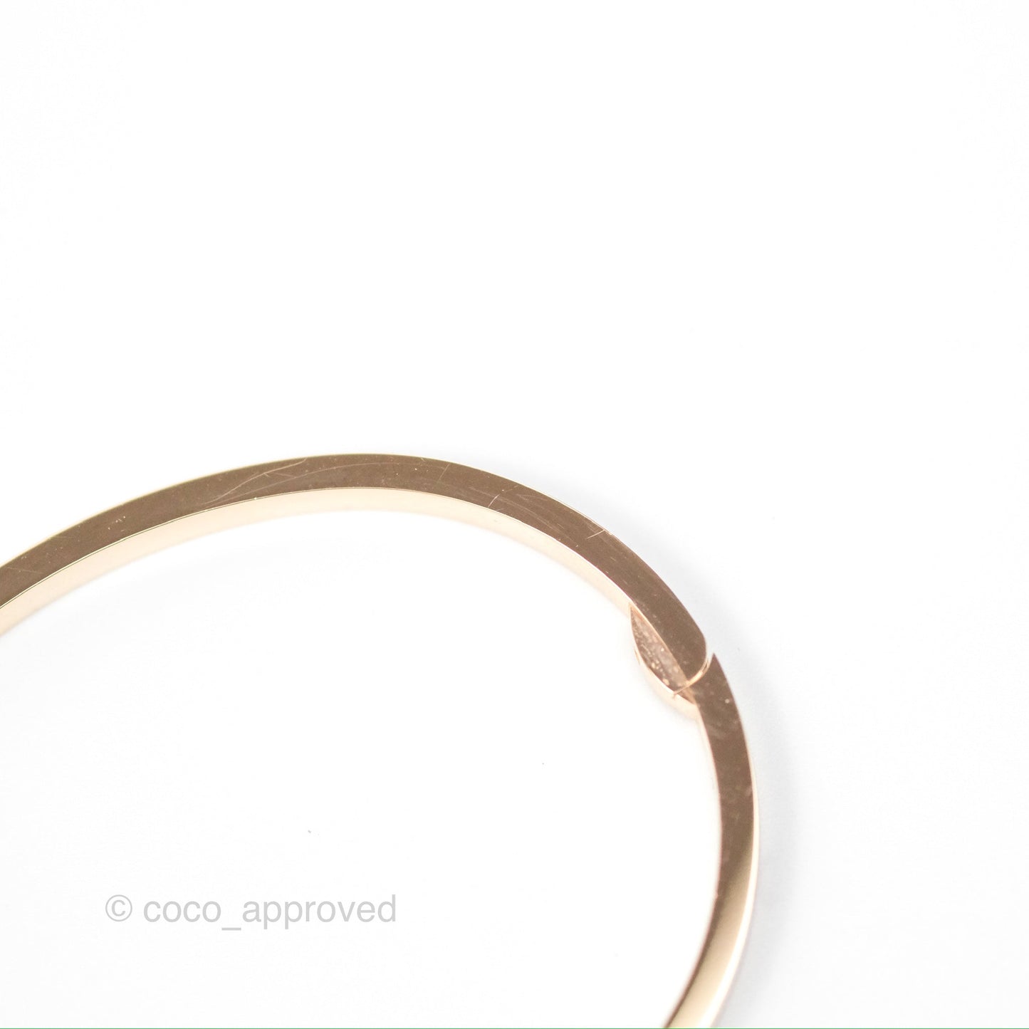 Cartier Small Love Bracelet Rose Gold Size 15