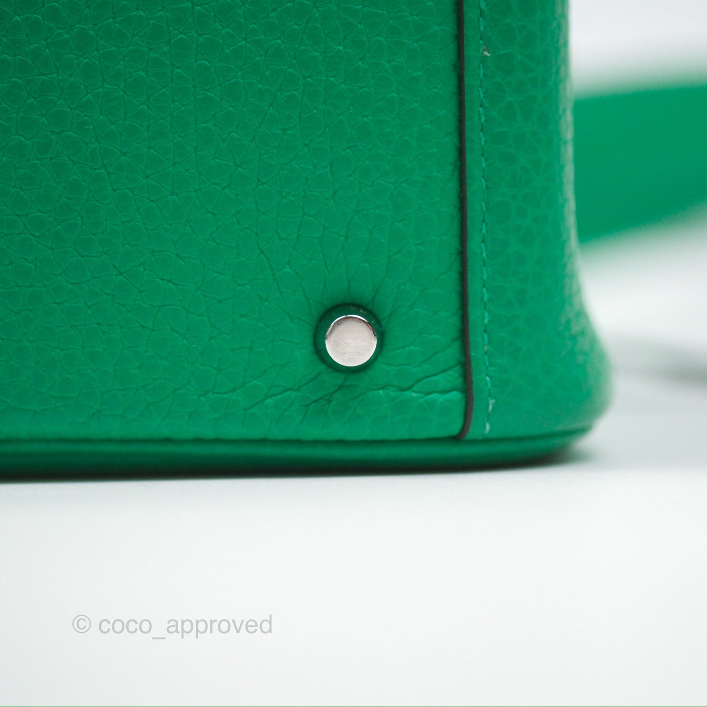 Hermès Mini Lindy 20 Menthe 6W Clemence Palladium Hardware