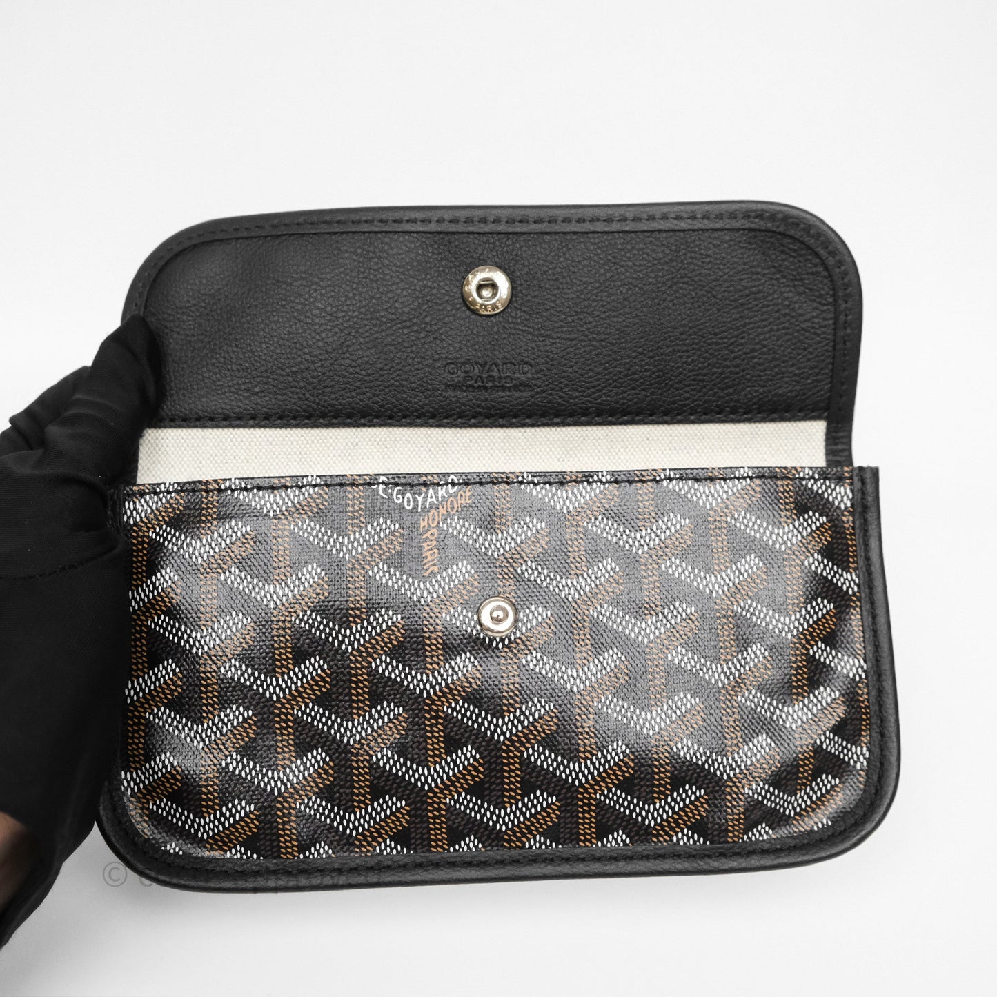 Goyard Bohème Hobo Bag Black Goyardine Canvas