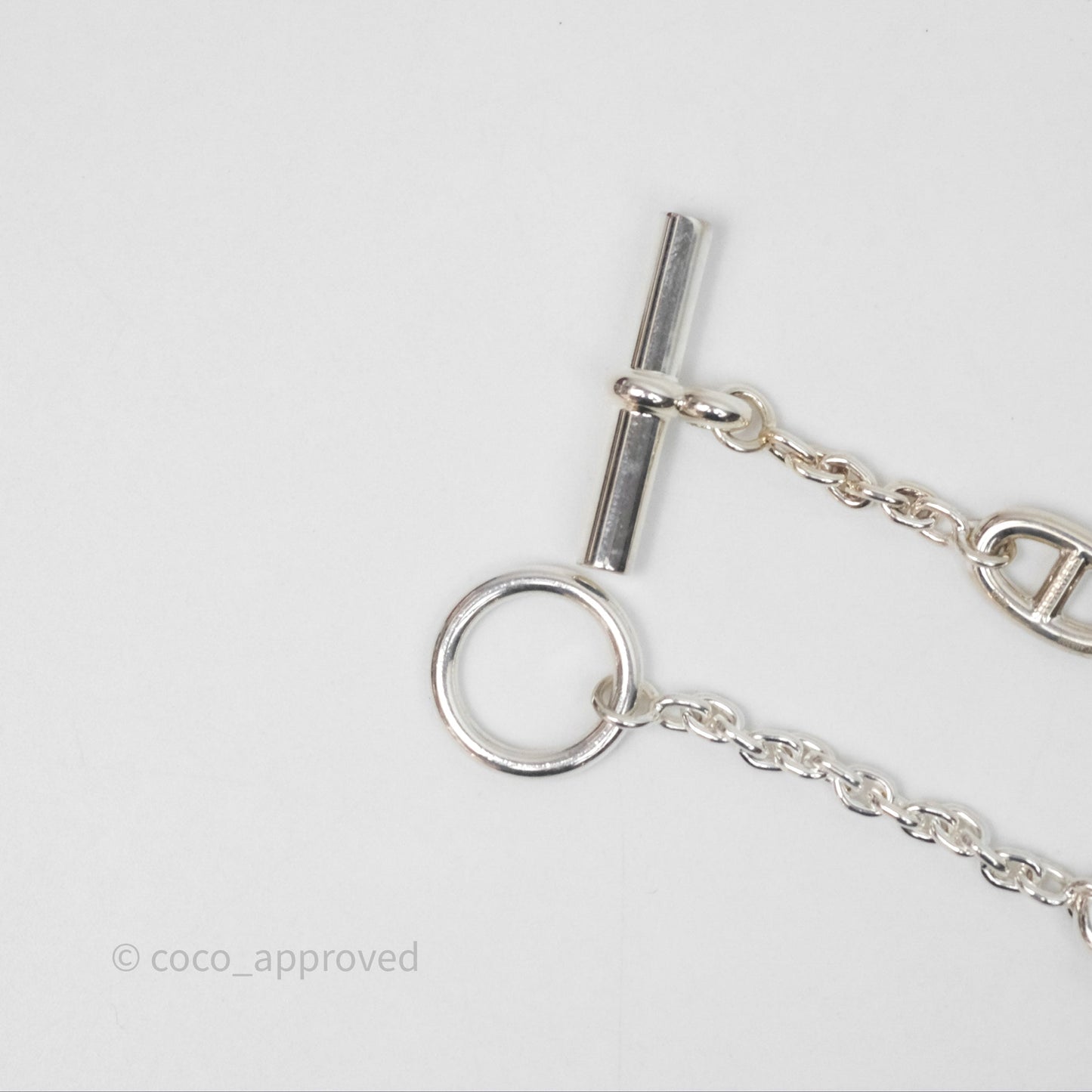 Hermès Farandole Long Necklace 160 in Sterling Silver