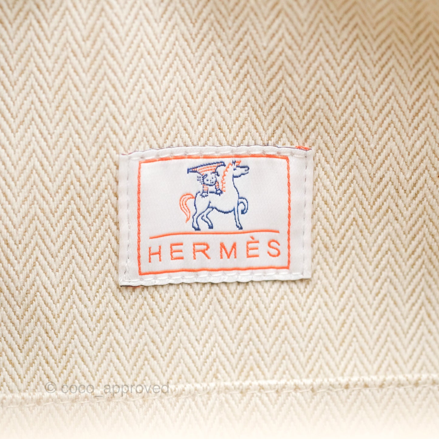 Hermès Large Bride-A-Brac Cabriole Canvas