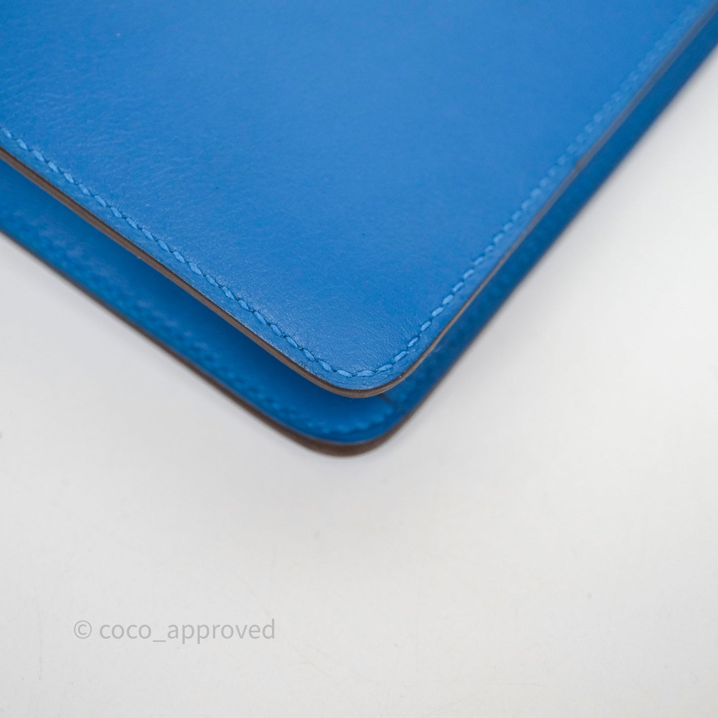 Hermès Catenina Bleu de Galice S7 Swift Palladium Hardware