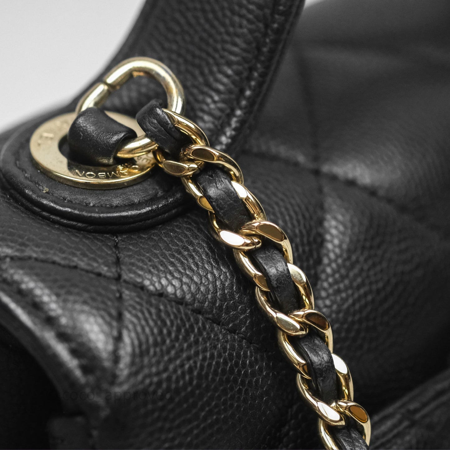 Chanel Quilted Small Business Affinity Flap Black Caviar Gold Hardware