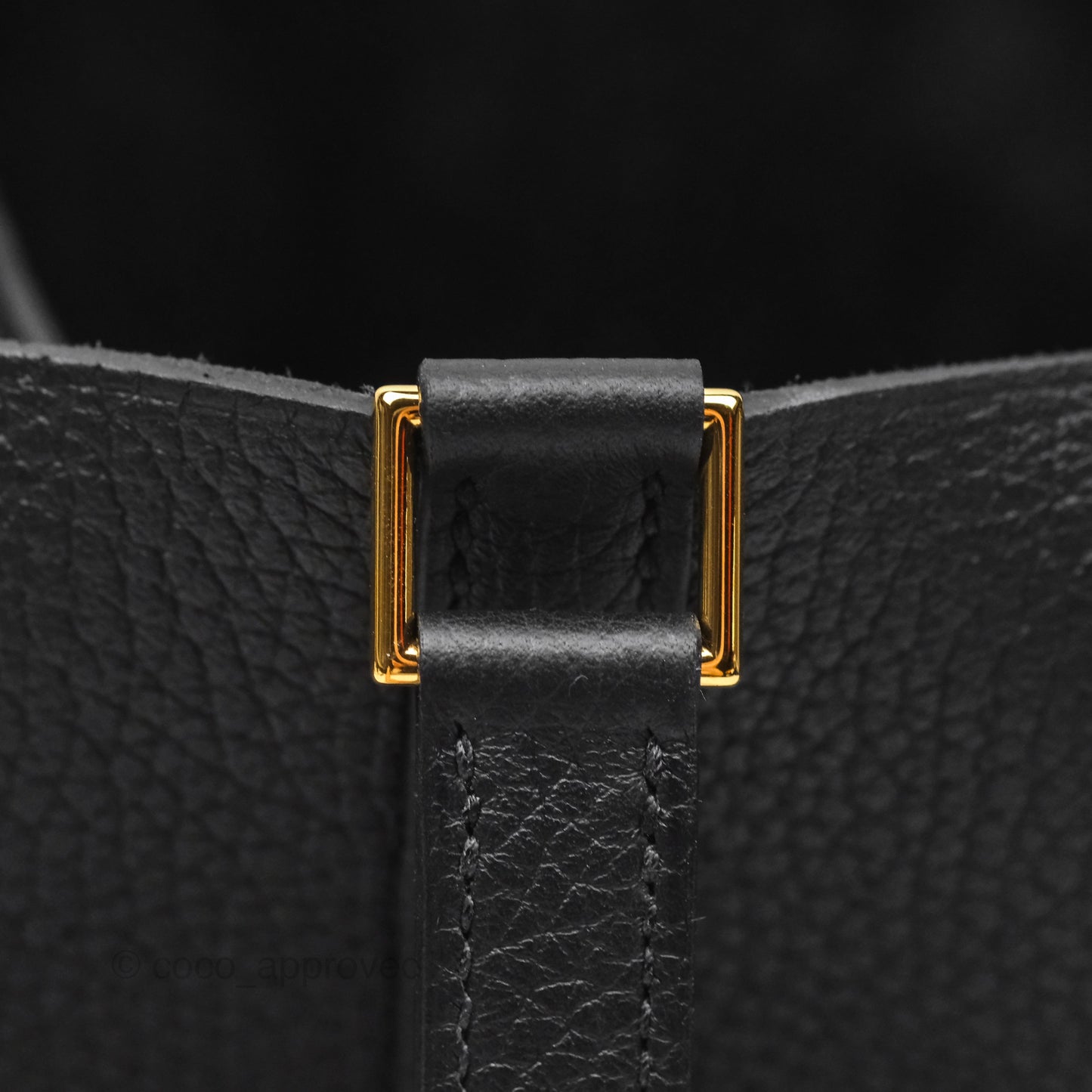 Hermès Picotin Lock 18 Noir 89 Taurillon Clemence Gold Hardware