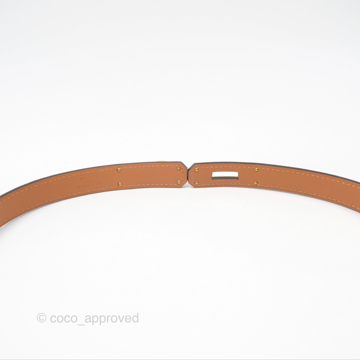 Hermès Kelly Buckle Belt 37 Gold Epsom Gold Hardware