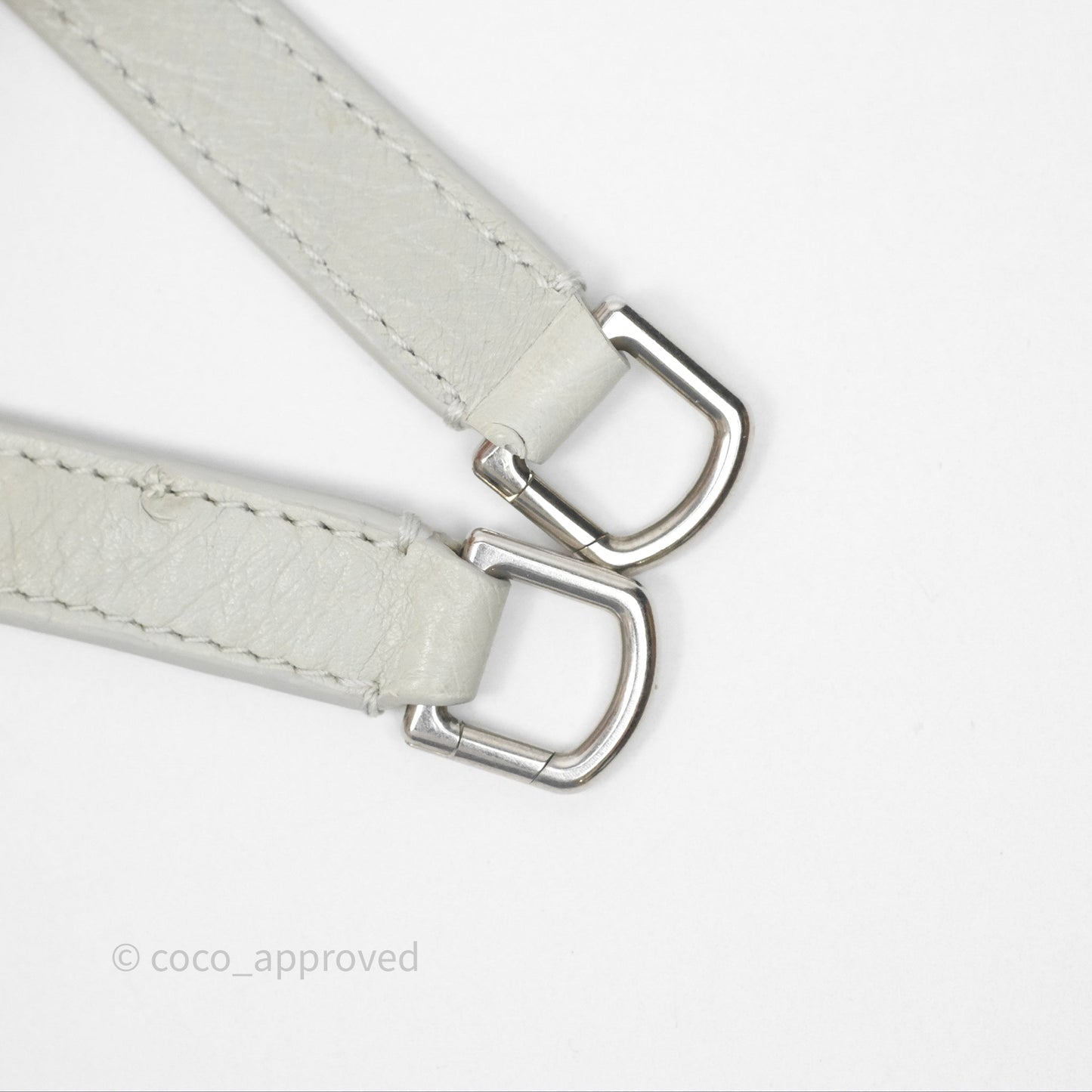 Loro Piana Extra Pocket L19 Light Blue Ostrich Silver Hardware