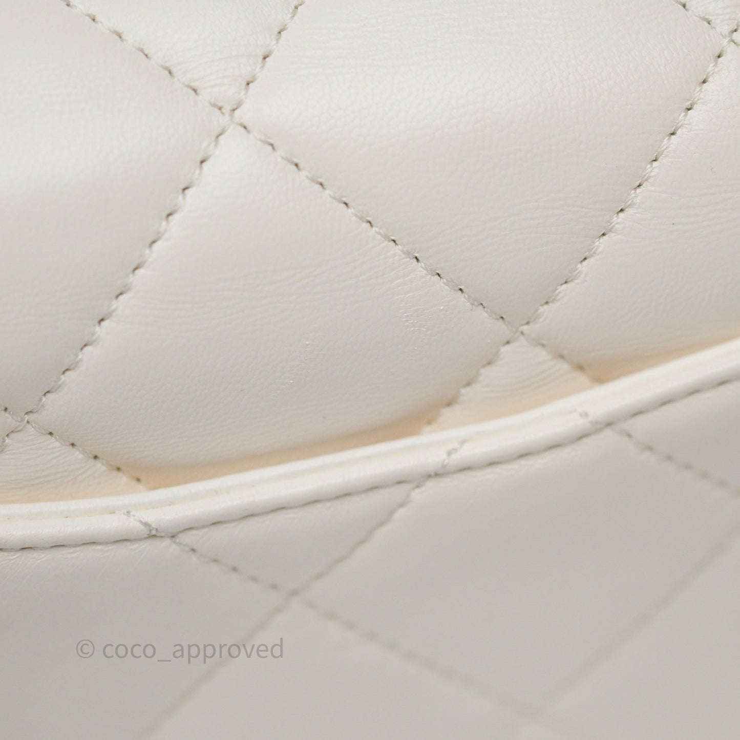 Chanel Small Fancy Jewel Flap White Shiny Lambskin Aged Gold Hardware 23S