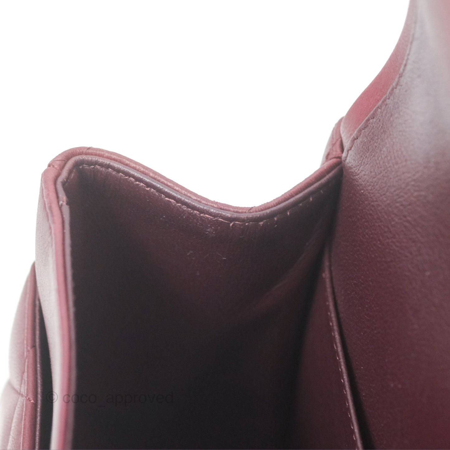 Chanel Jumbo Double Flap Burgundy Lambskin Gold Hardware
