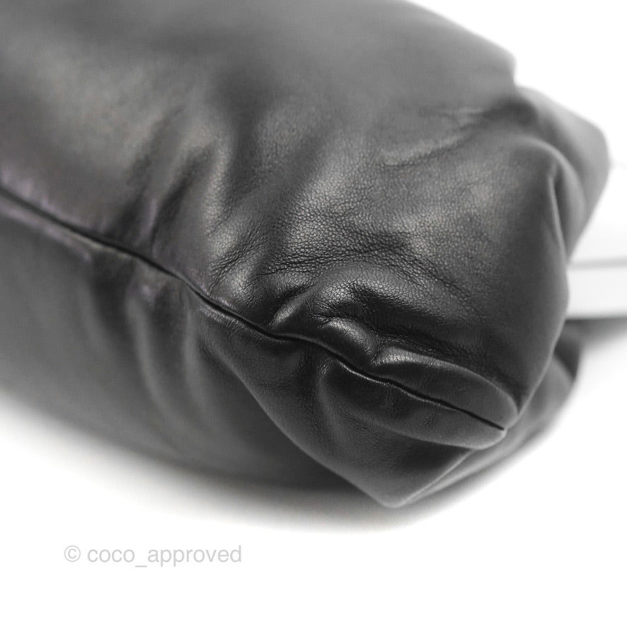 Chanel Puffy Clutch Black