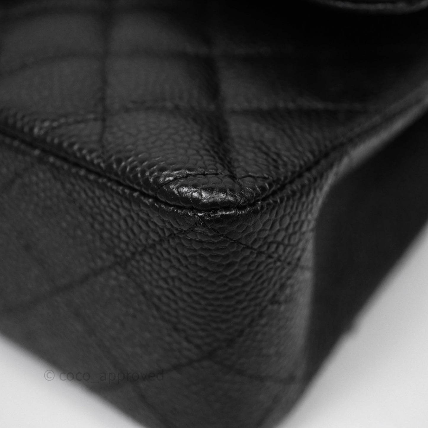 Chanel Small Classic Flap Quilted Black Caviar Gold Hardware