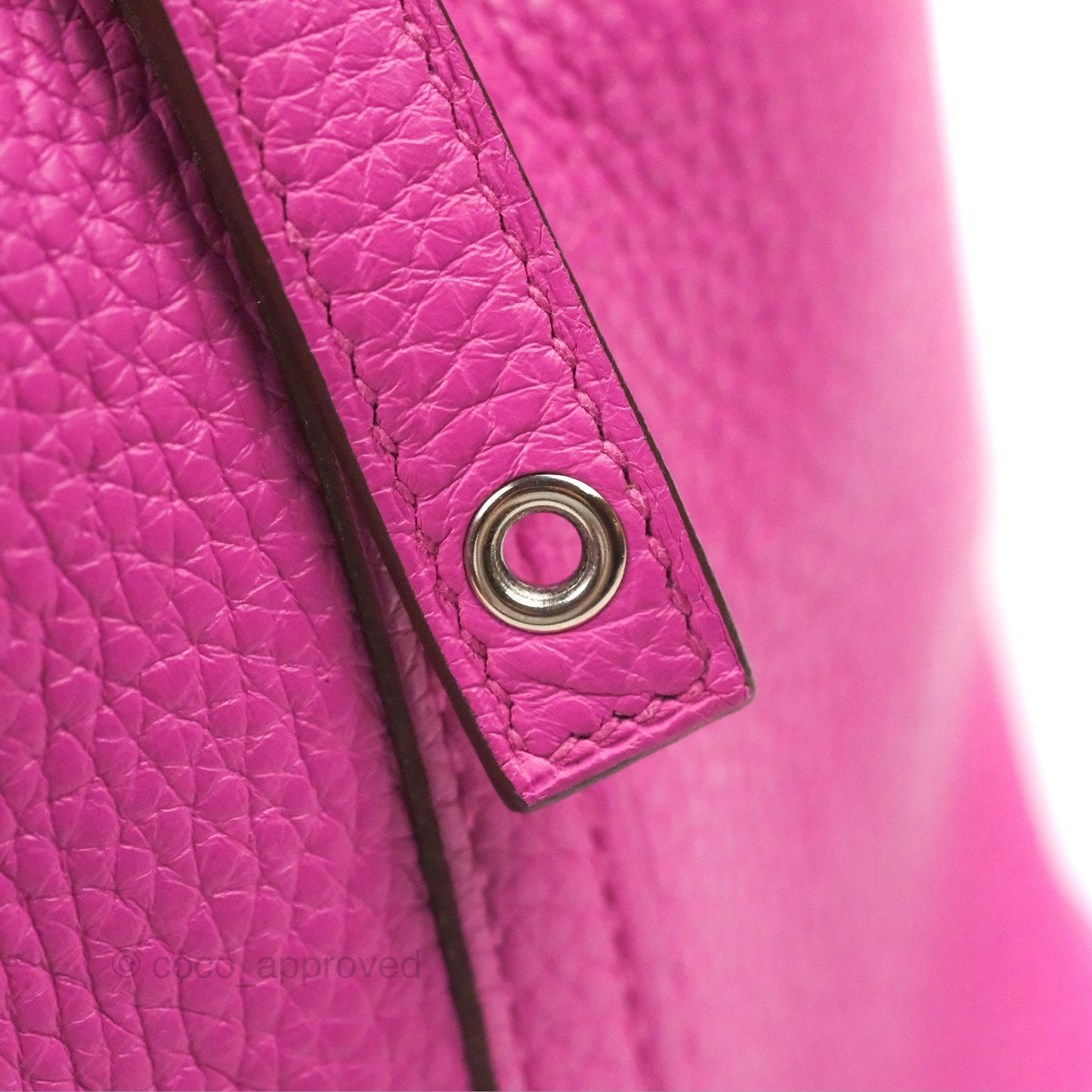 Hermès Picotin 22 Magnolia Clemence Palladium Hardware
