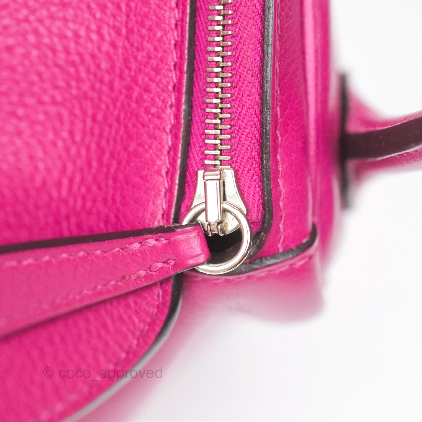 Hermès Lindy 26 Rose Pourpre Evercolor Palladium Hardware