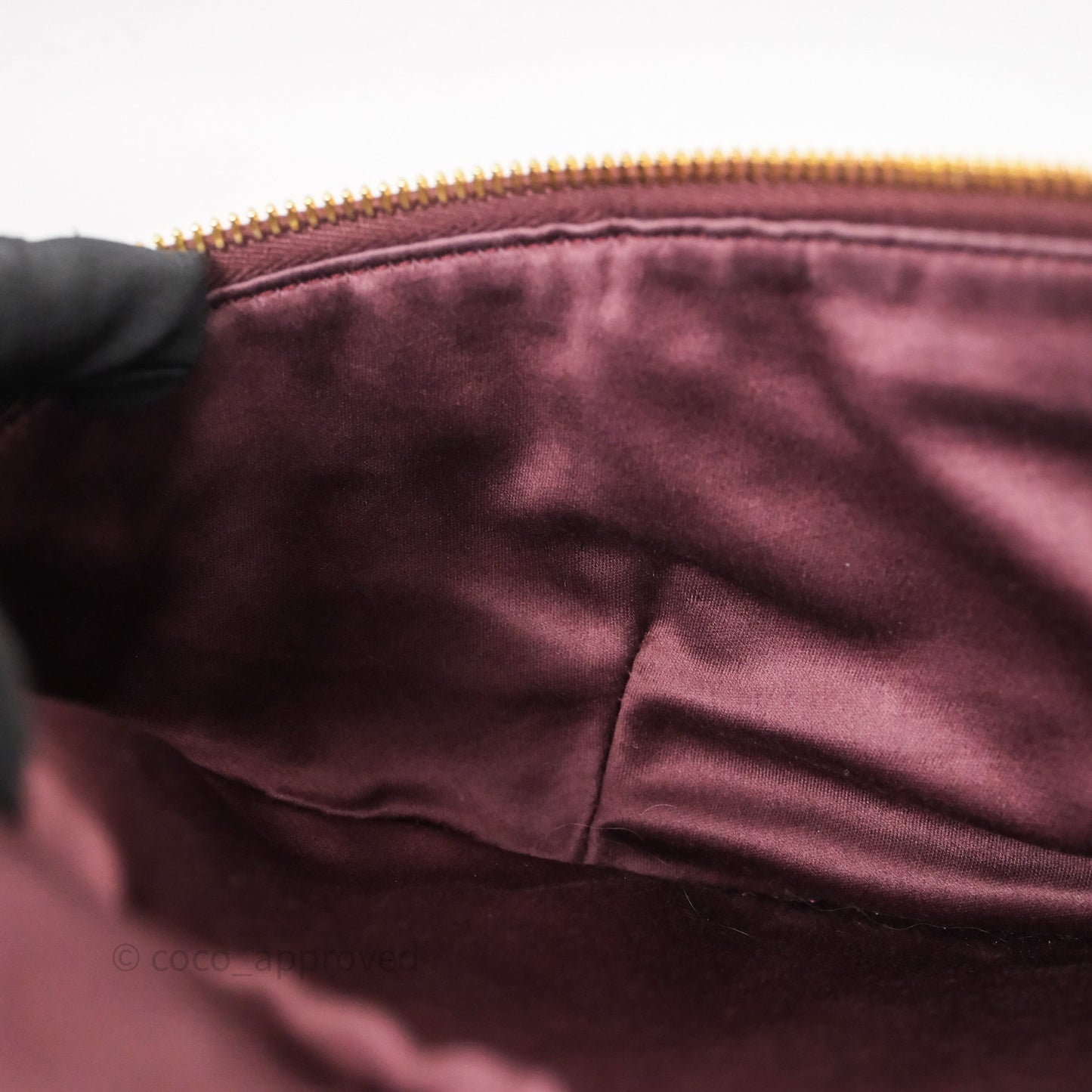 Miu Miu Bumbag Burgundy/Pink Gold Hardware