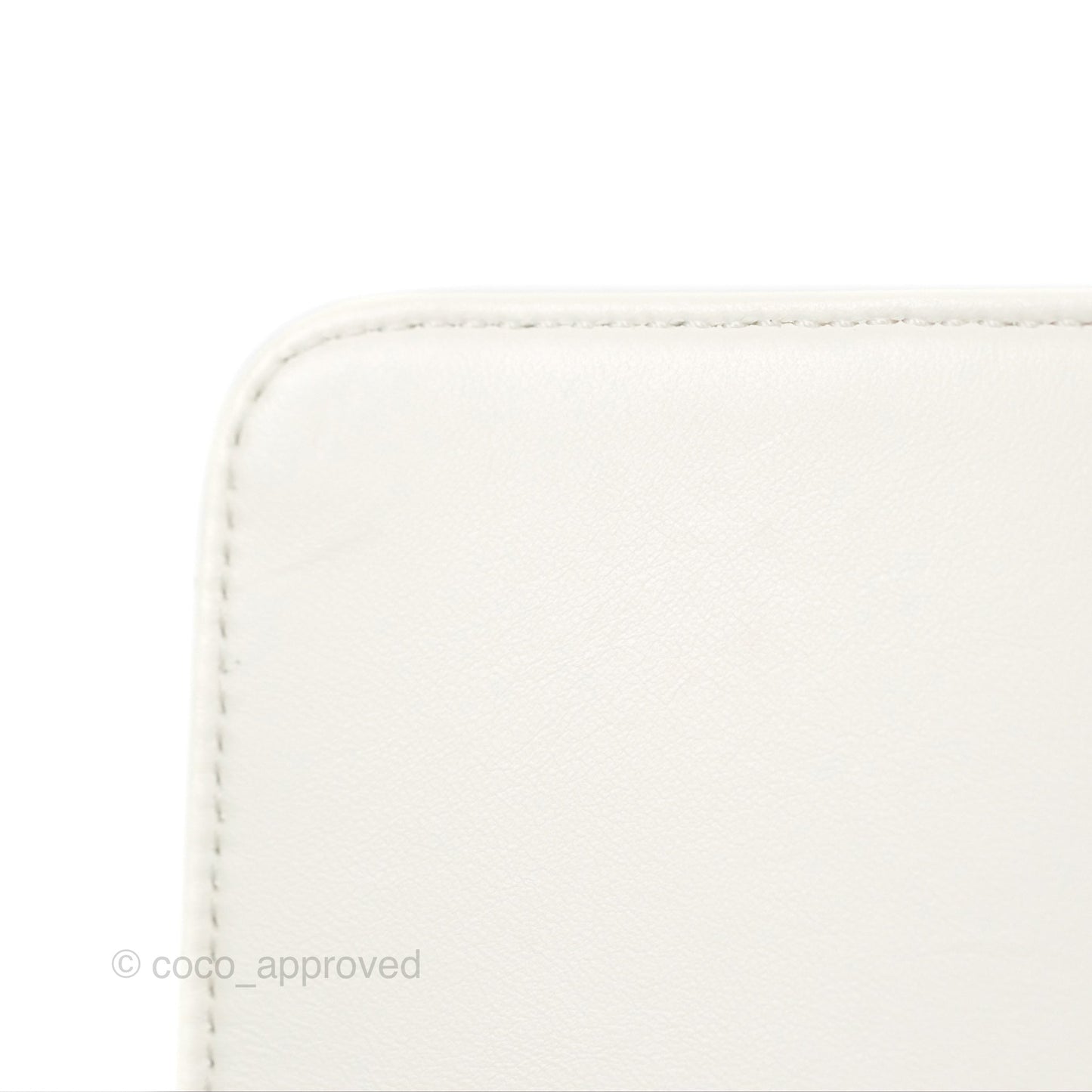 Chanel Mini Flap Bag with Enamel Charm Chain White Lambskin Gold Hardware