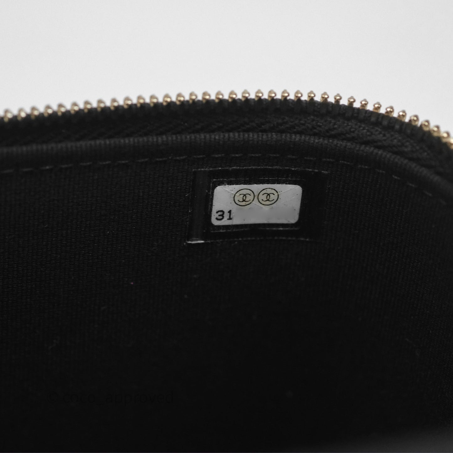 Chanel Classic Vanity Rectangular Top Handle With Chain Black Lambskin Gold Hardware