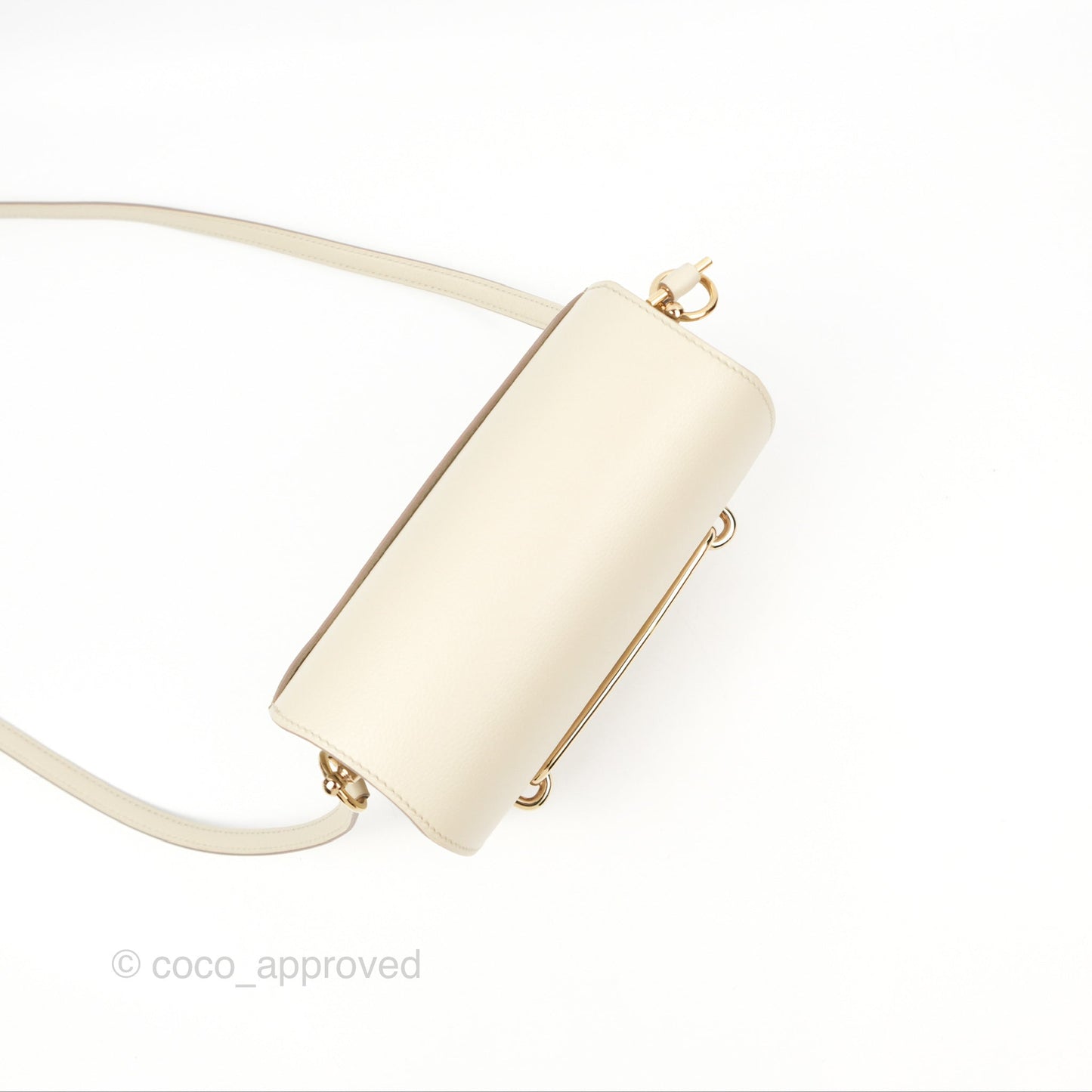 Hermès Roulis Mini 18 Beton Evercolor Permabrass Hardware