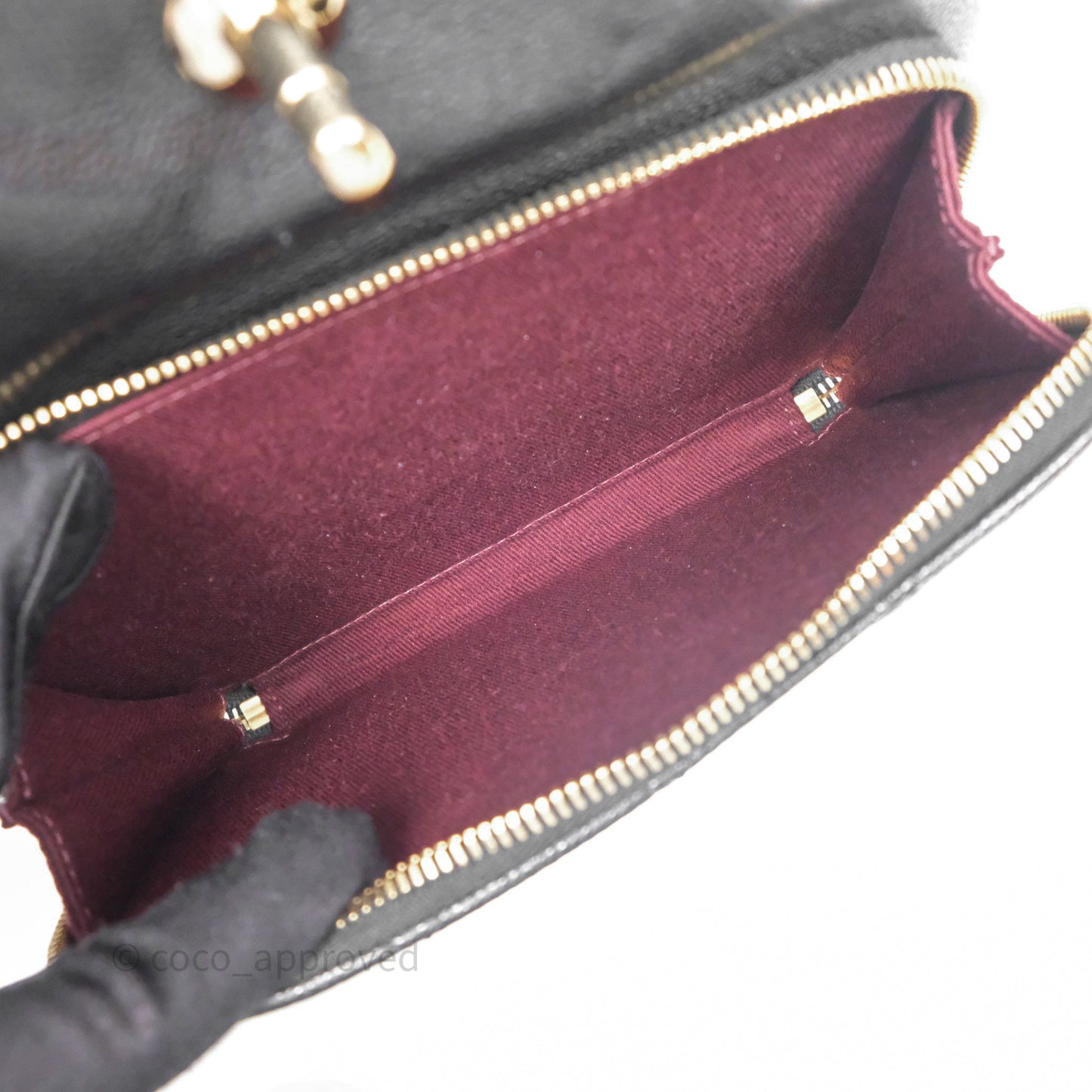 Chanel Quilted Business Affinity Backpack Black Caviar Light Gold Hardware