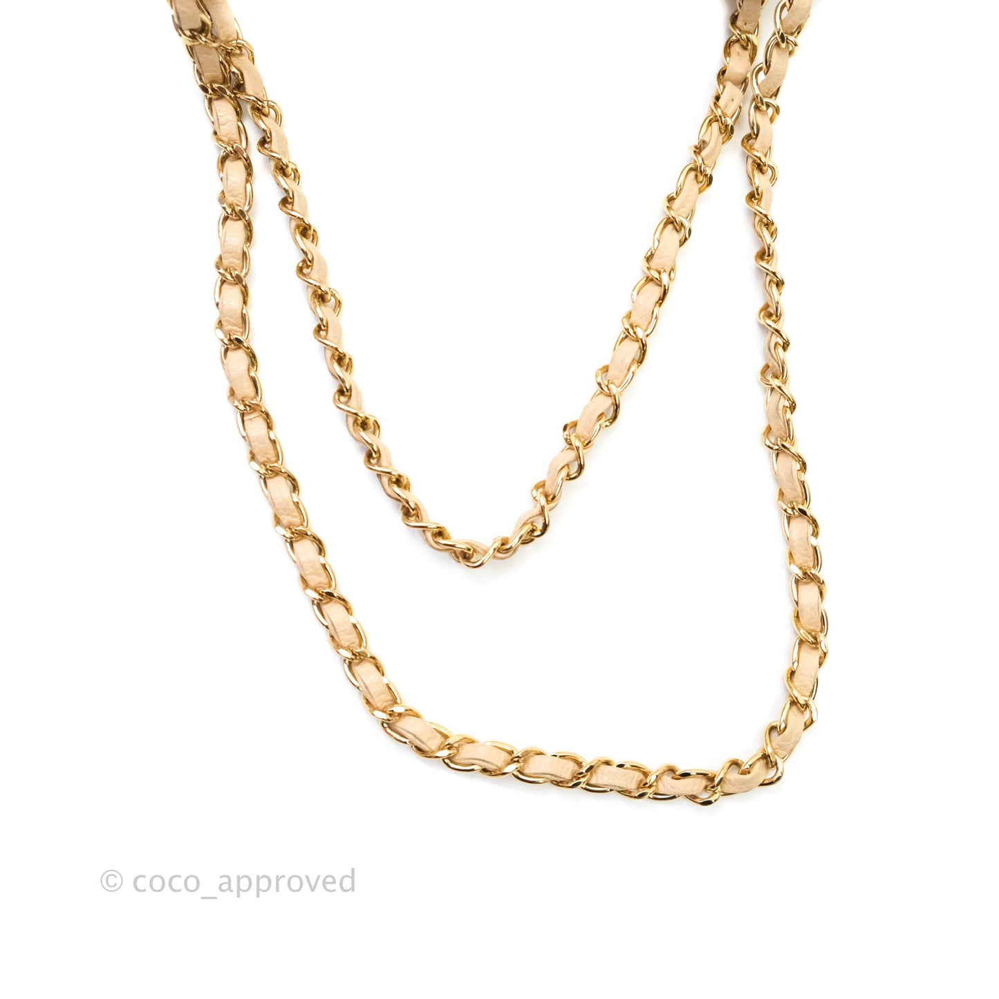 Chanel Classic M/L Medium Double Flap Beige Caviar Gold Hardware
