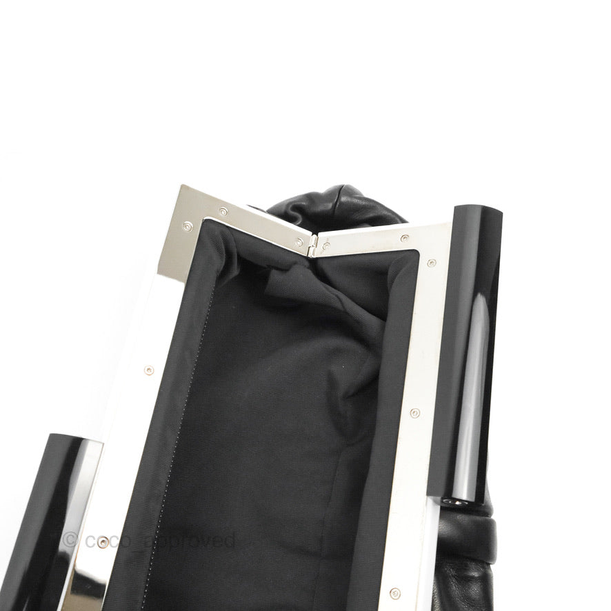 Chanel Puffy Clutch Black