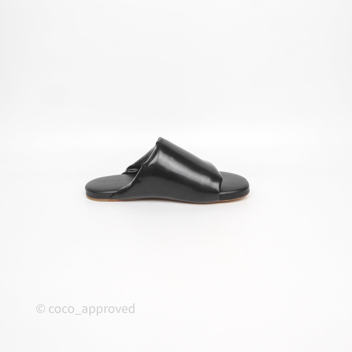 Bottega Veneta Black Cushion Sandals Size 36