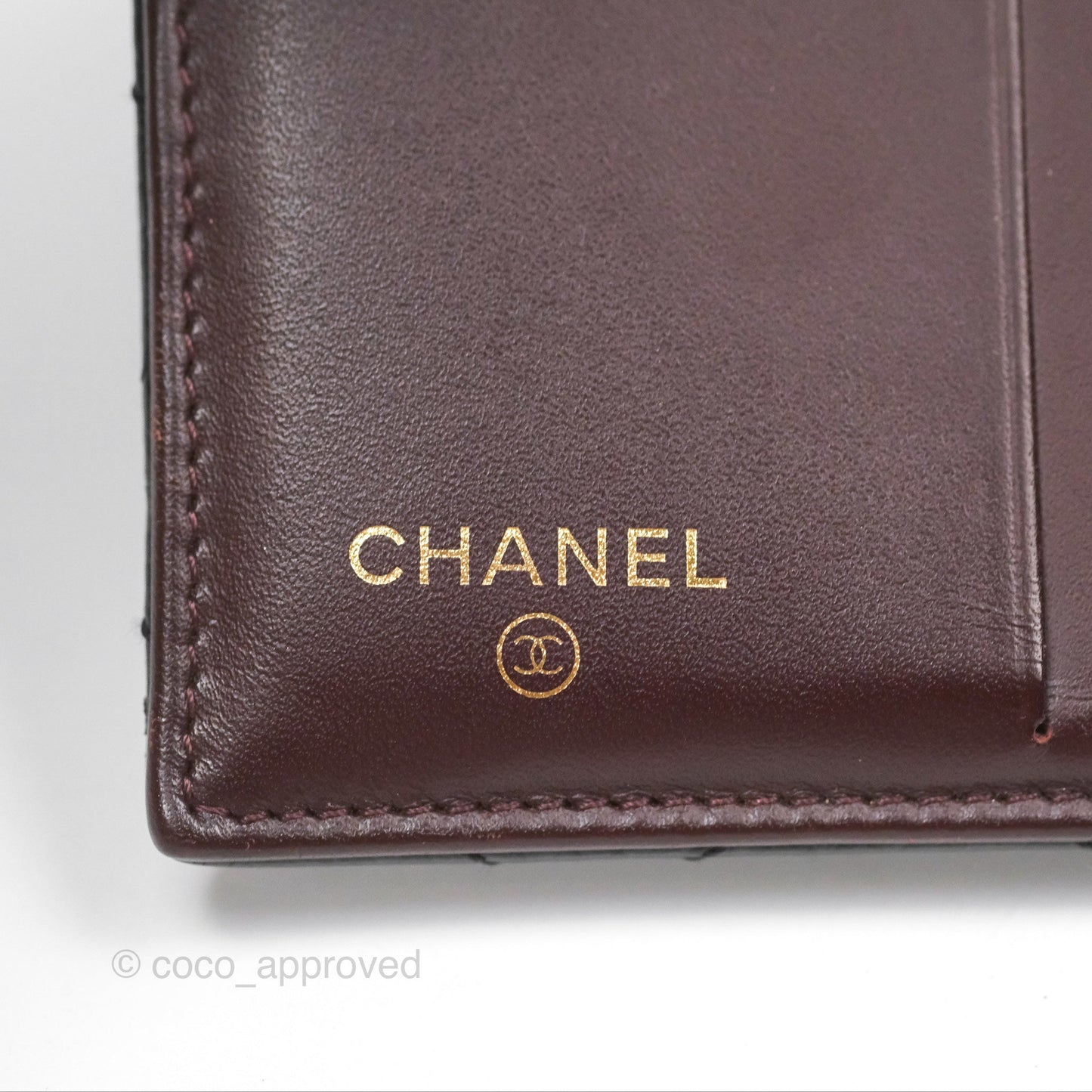Chanel Quilted Short Flap Black Caviar Gold Hardware