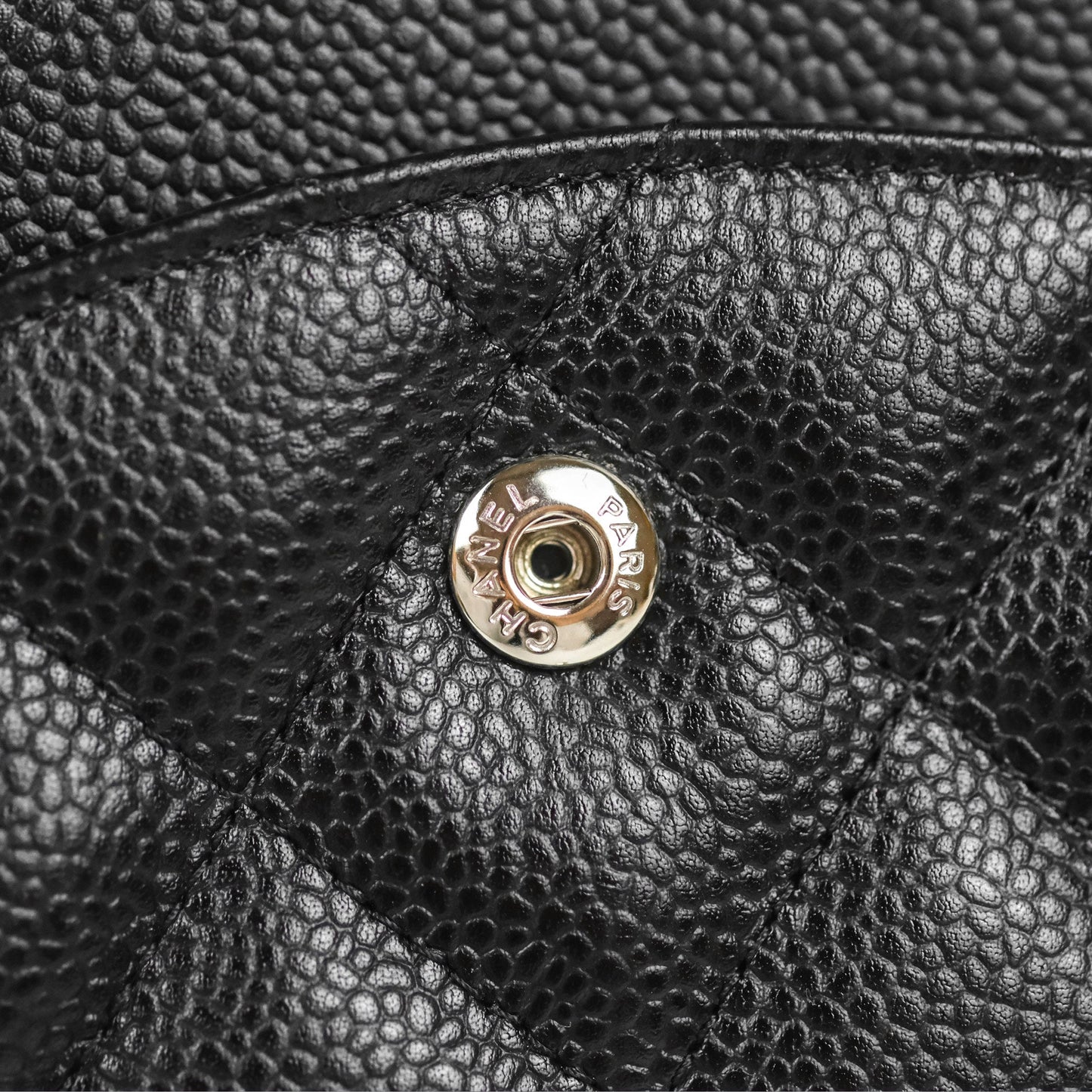 Chanel Jumbo Double Flap Black Caviar Silver Hardware⁣⁣