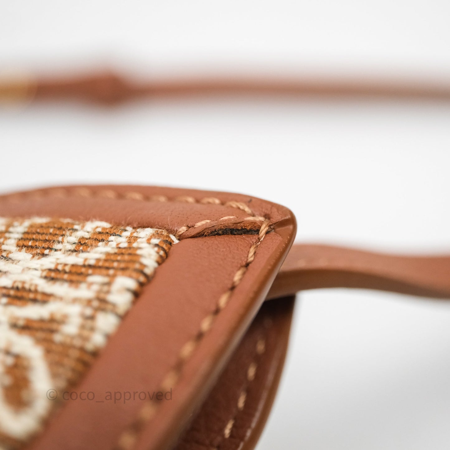 Loewe Jacquard Anagram Flamenco Knot Clutch Mini Bag Gold Hardware