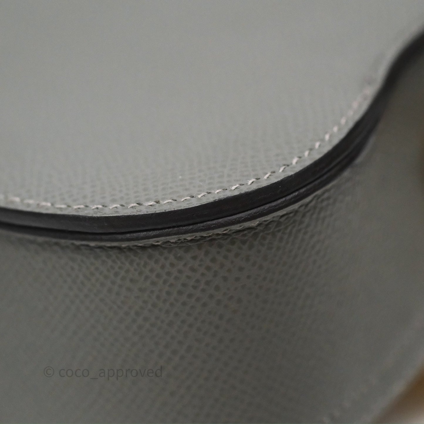 Hermès Della Cavalleria Mini Bag Gris Meyer 0L Epsom Gold Hardware