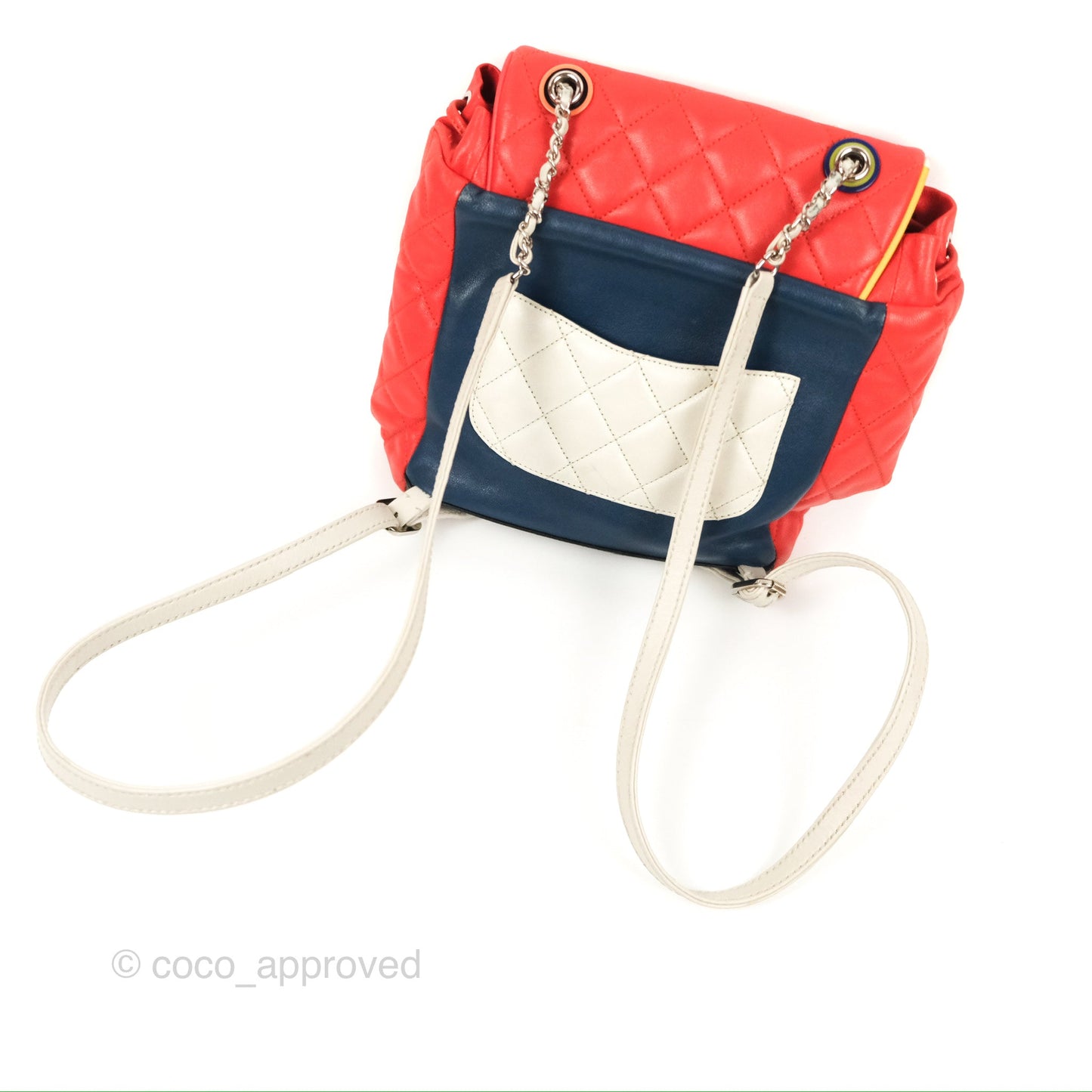 Chanel Quilted Small Cuba Urban Spirit Backpack Orange Lambskin