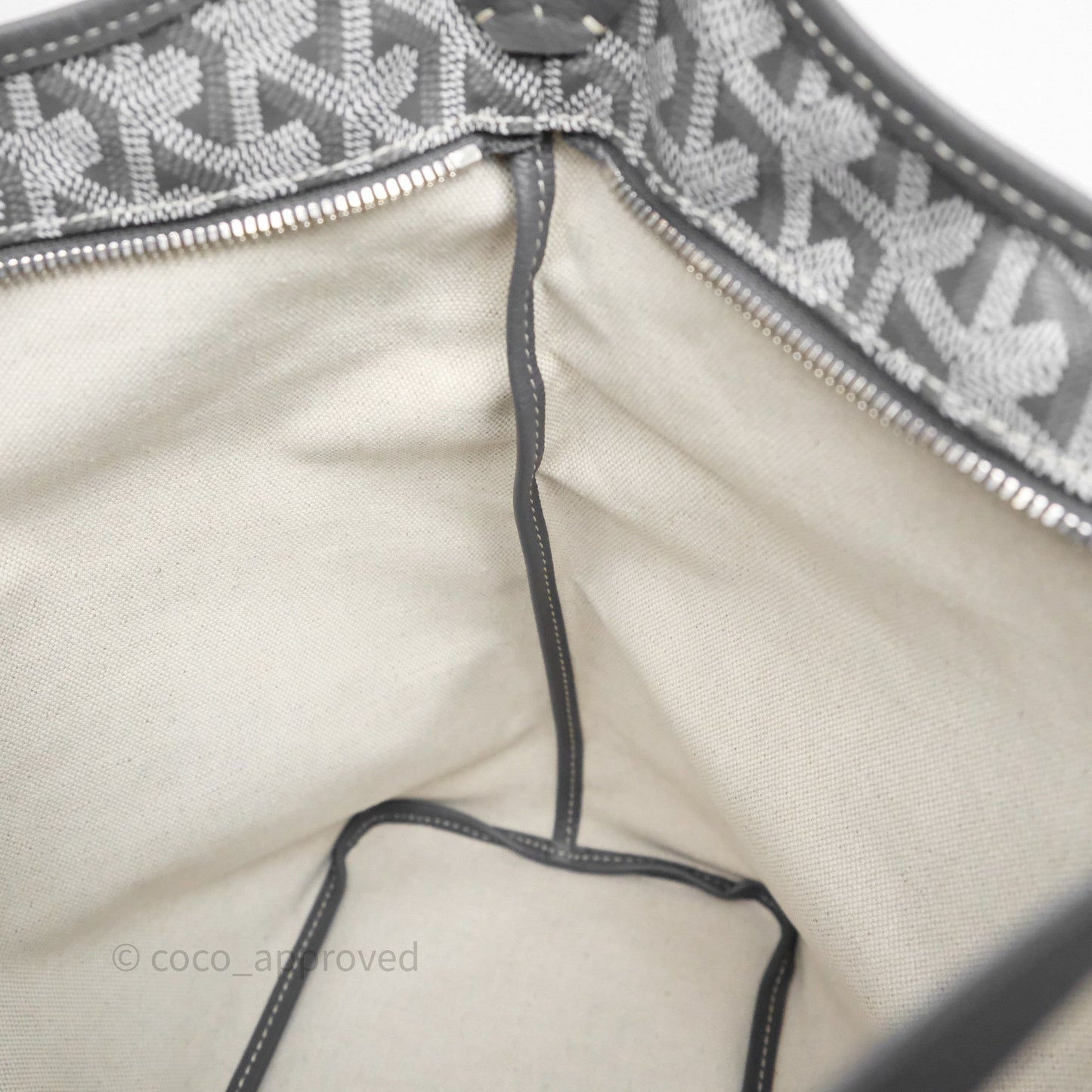 Goyard Bohème Hobo Bag Grey Goyardine Canvas
