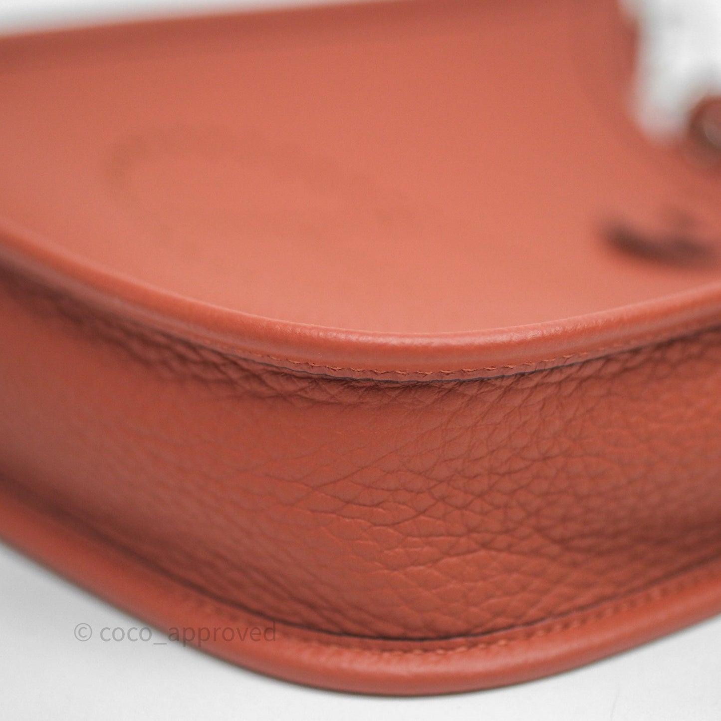 Hermès Mini Evelyne 16 Cuivre 6C Clemence Palladium Hardware