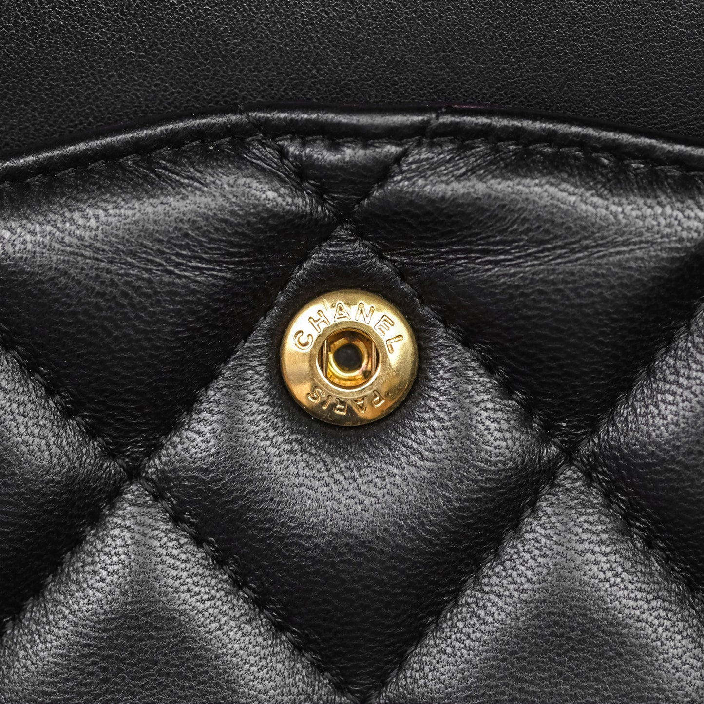 Chanel Jumbo Double Flap Black Lambskin Gold Hardware