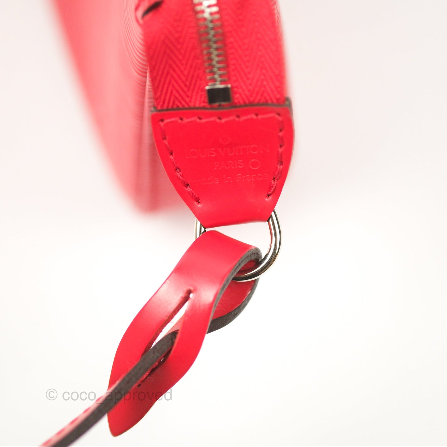 Louis Vuitton Epi Pochette Accessories NM Red