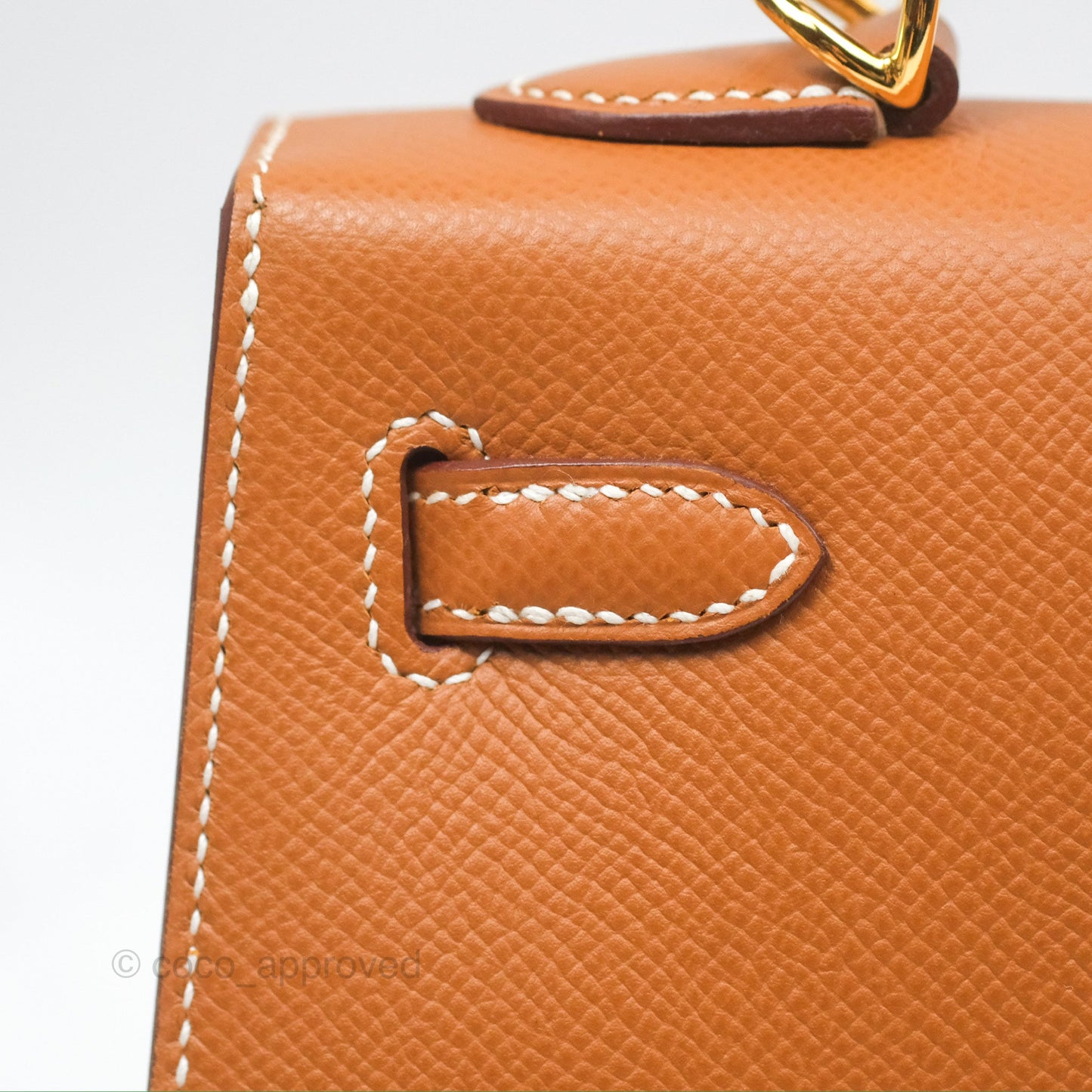 Hermès Kelly 25 Sellier Gold Epsom Gold Hardware