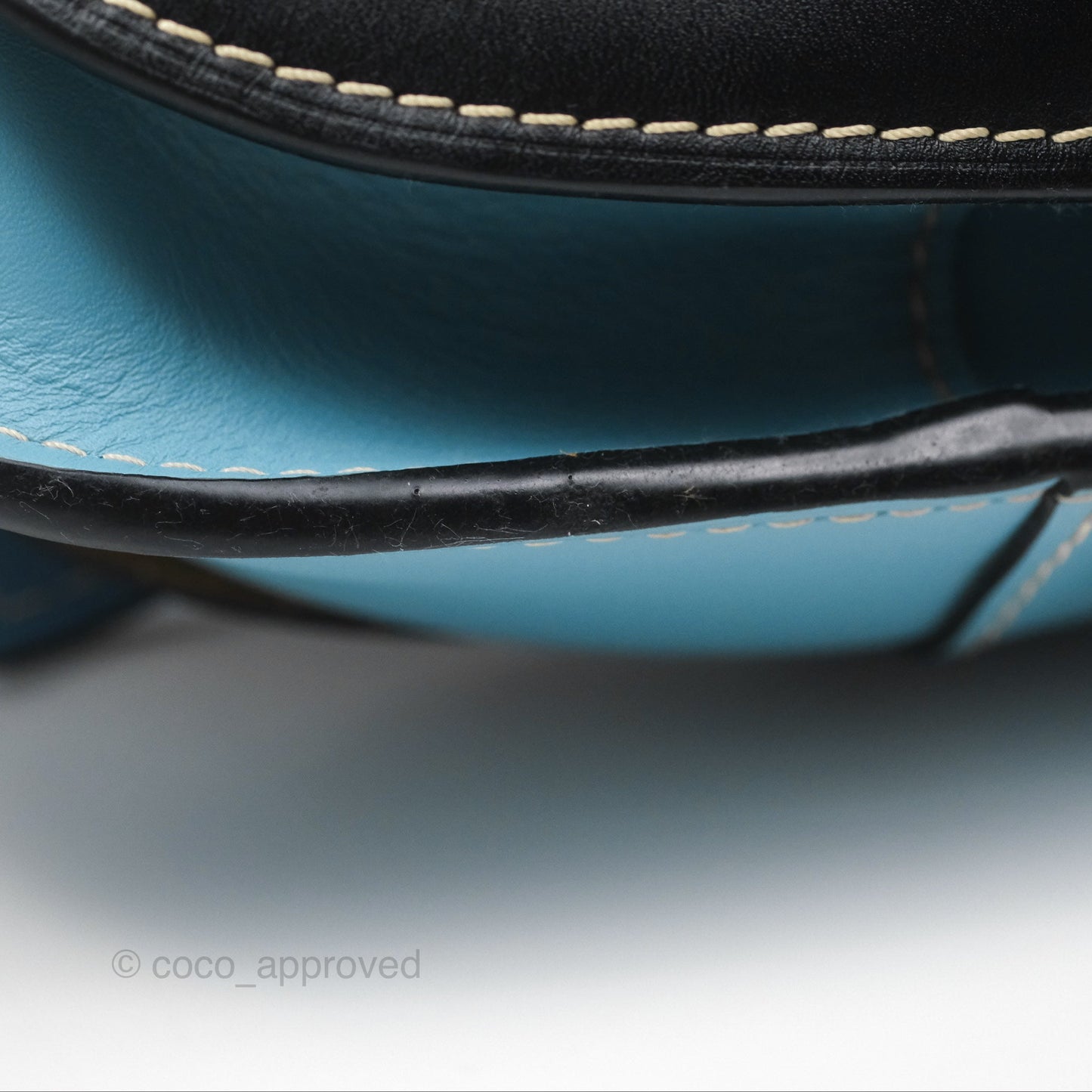 Loewe Small Gate Bag Smooth Calfskin in Black and Blue