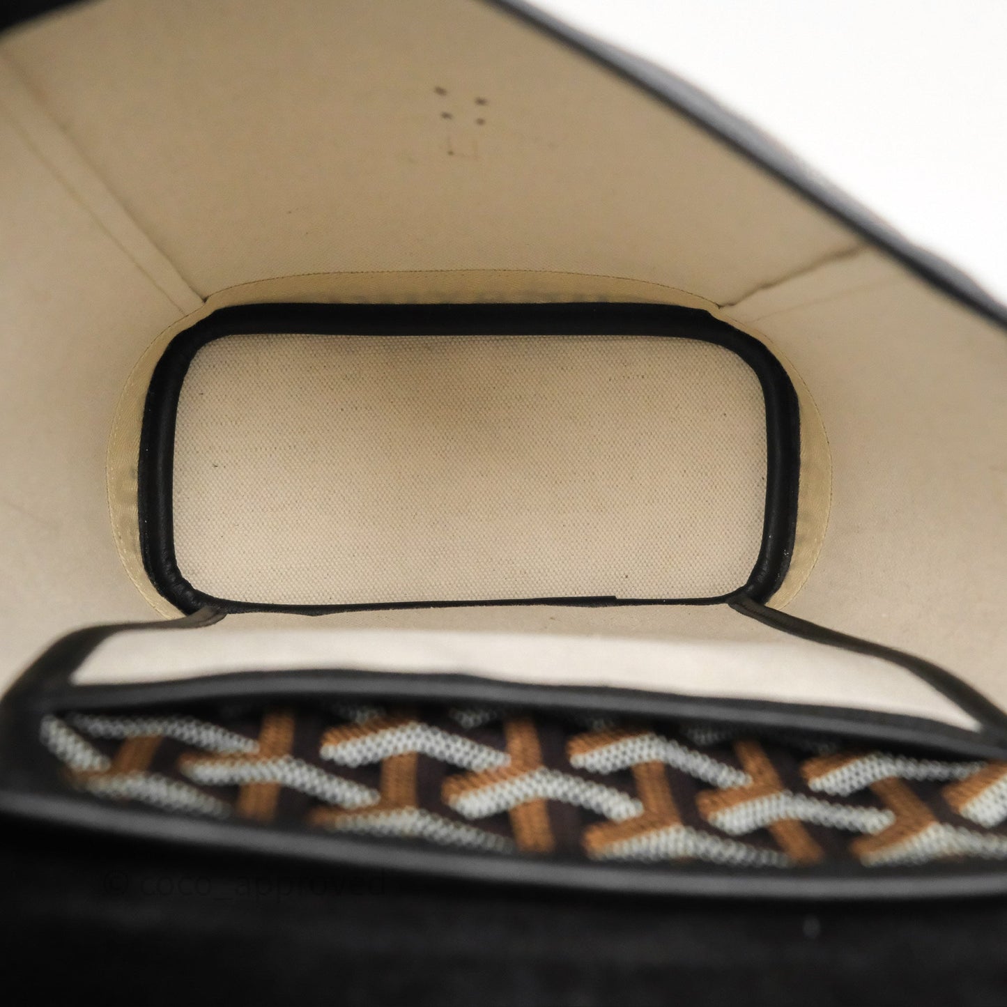 Goyard Mini Alpin Backpack Black Goyardine Calfskin