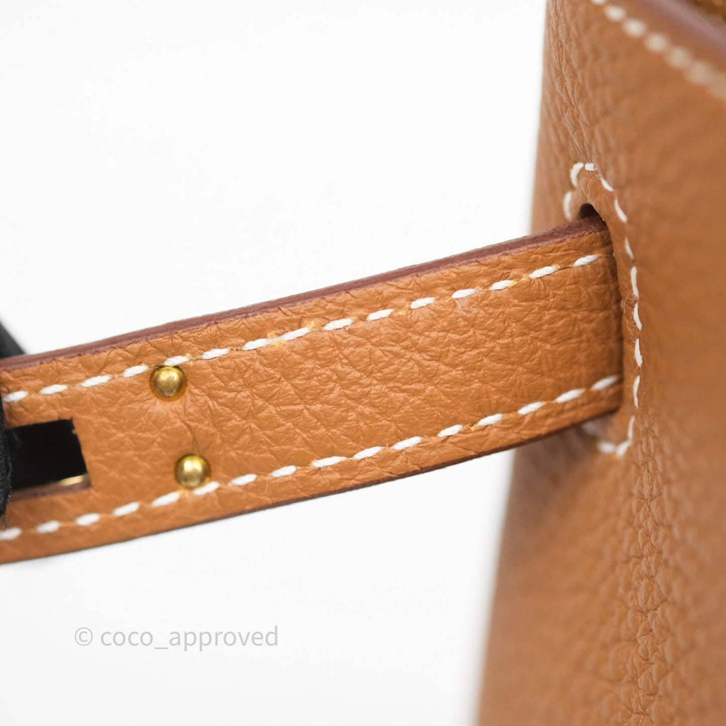 Hermès Kelly Retourne 25 Gold Togo Gold Hardware