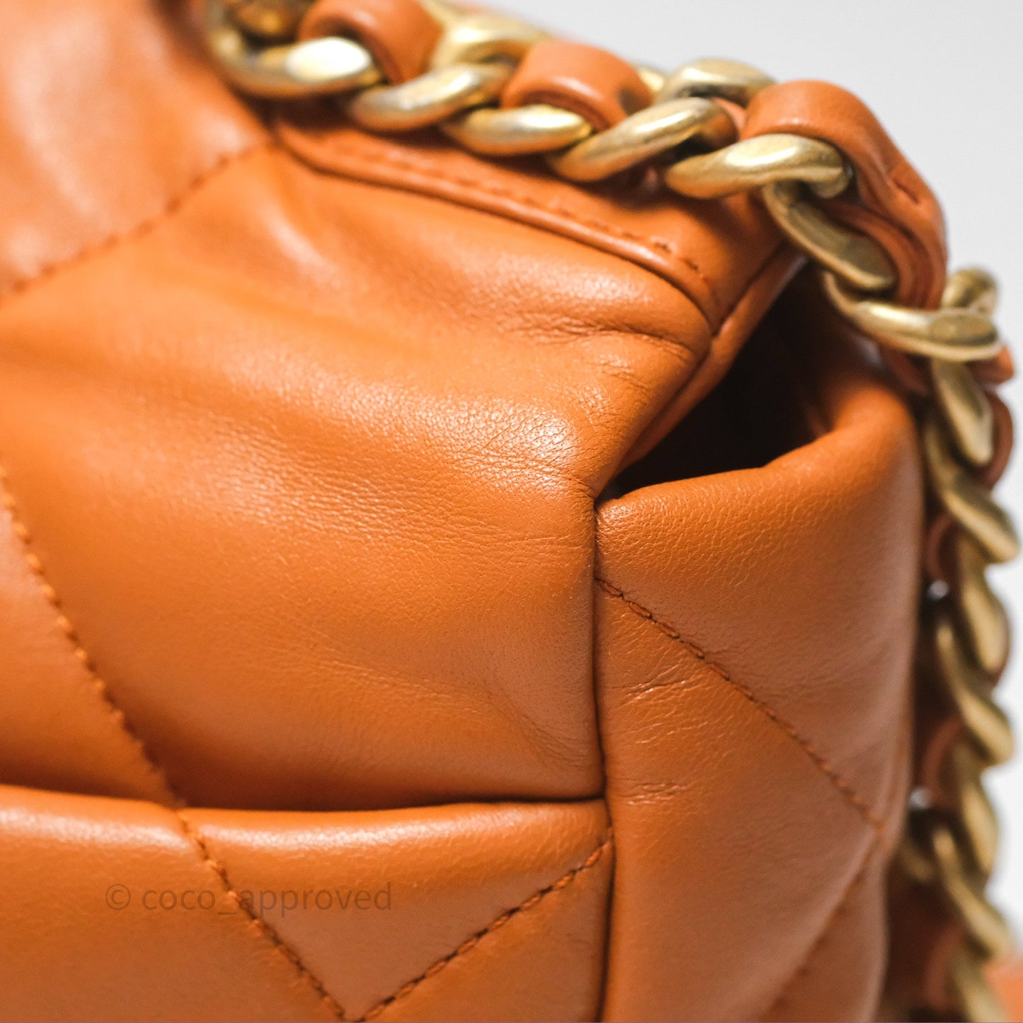 Chanel 19 Small Caramel Mixed Hardware