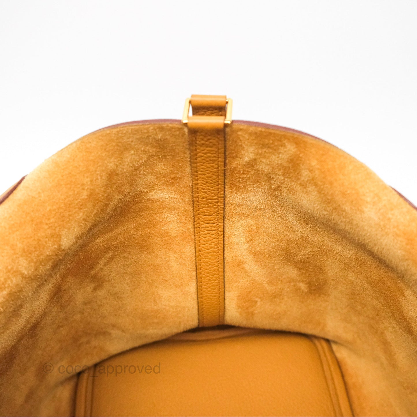 Hermès Picotin 22 Sesame 2S Clemence Gold Hardware